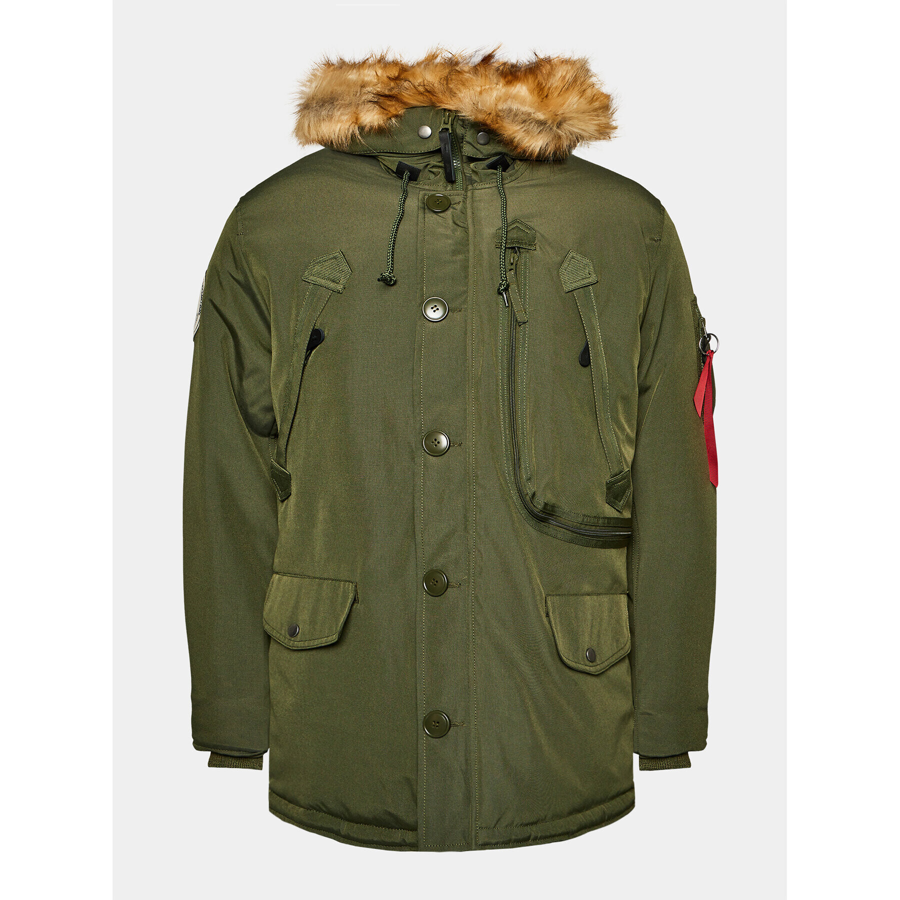 Alpha Industries Zimné bundy Polar 123144 Zelená Regular Fit - Pepit.sk