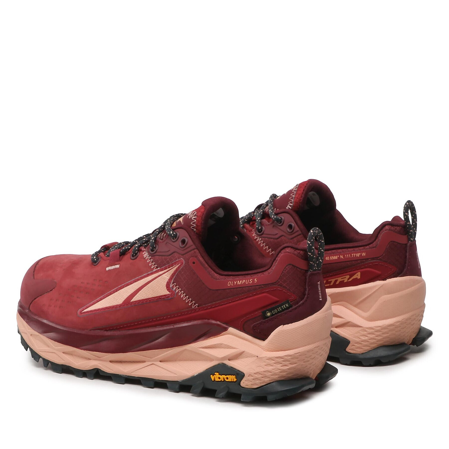 Altra Trekingová obuv W Olympus 5 Hike Low Gtx GORE-TEX AL0A7R76666-060 Bordová - Pepit.sk