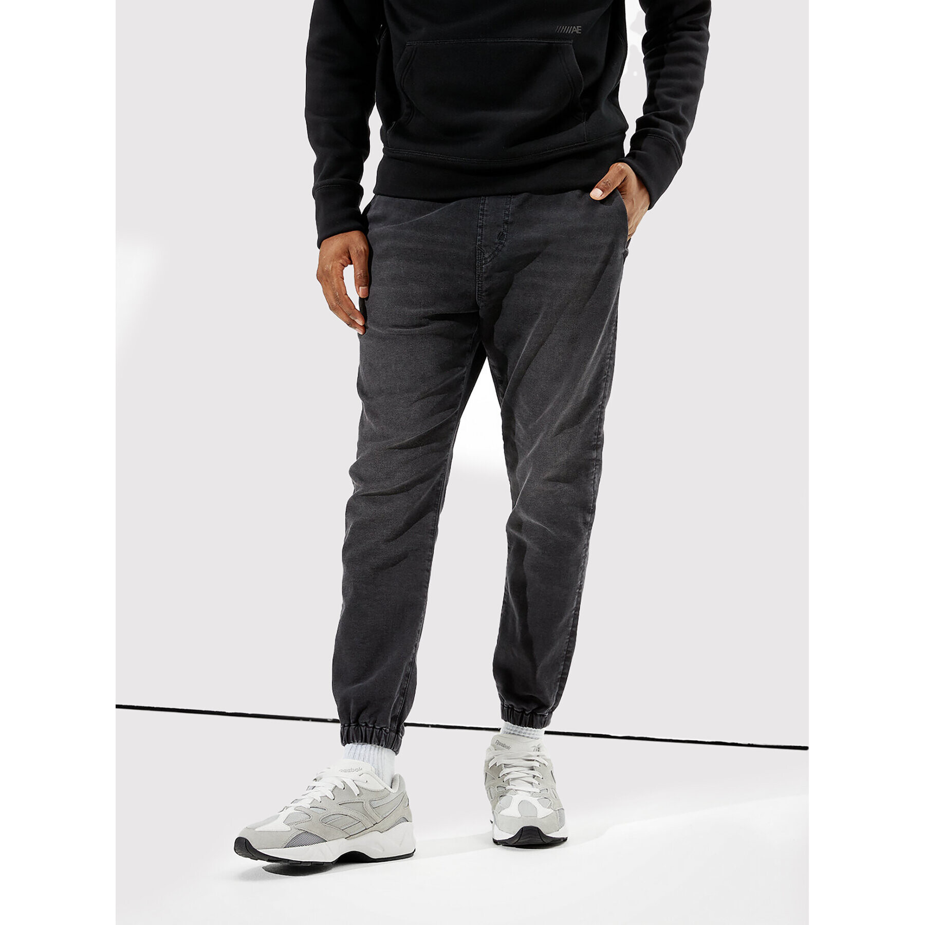 American Eagle Jogger nohavice 011-1114-5689 Čierna Regular Fit - Pepit.sk