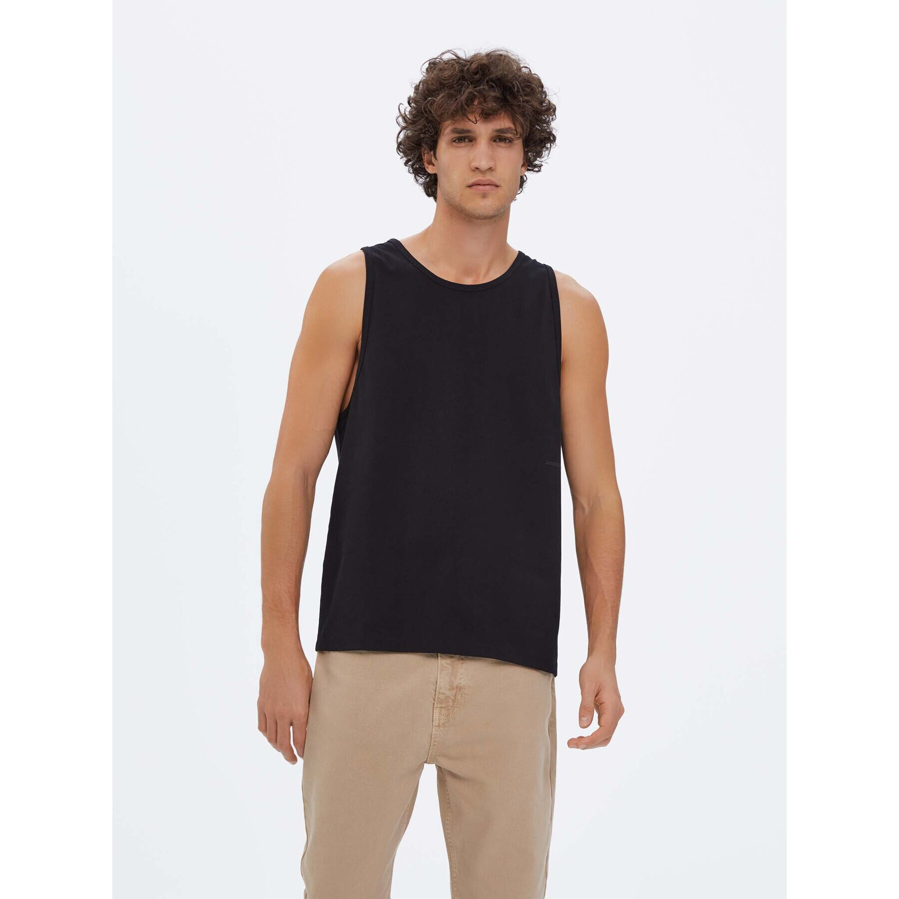 Americanos Tank top Kingston Čierna Regular Fit - Pepit.sk