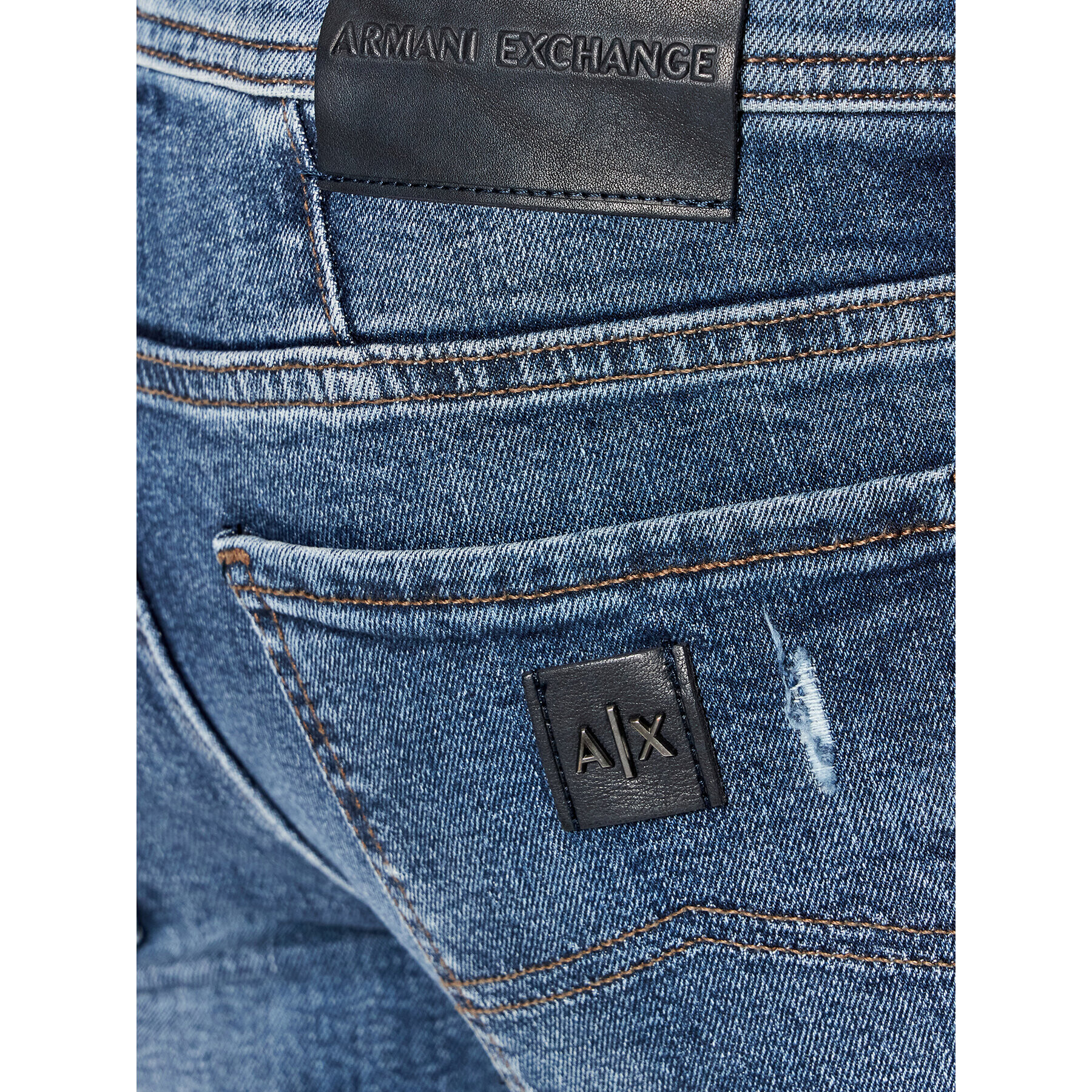 Armani Exchange Džínsy 6KZJ14 Z3RRZ 1500 Modrá Regular Fit - Pepit.sk