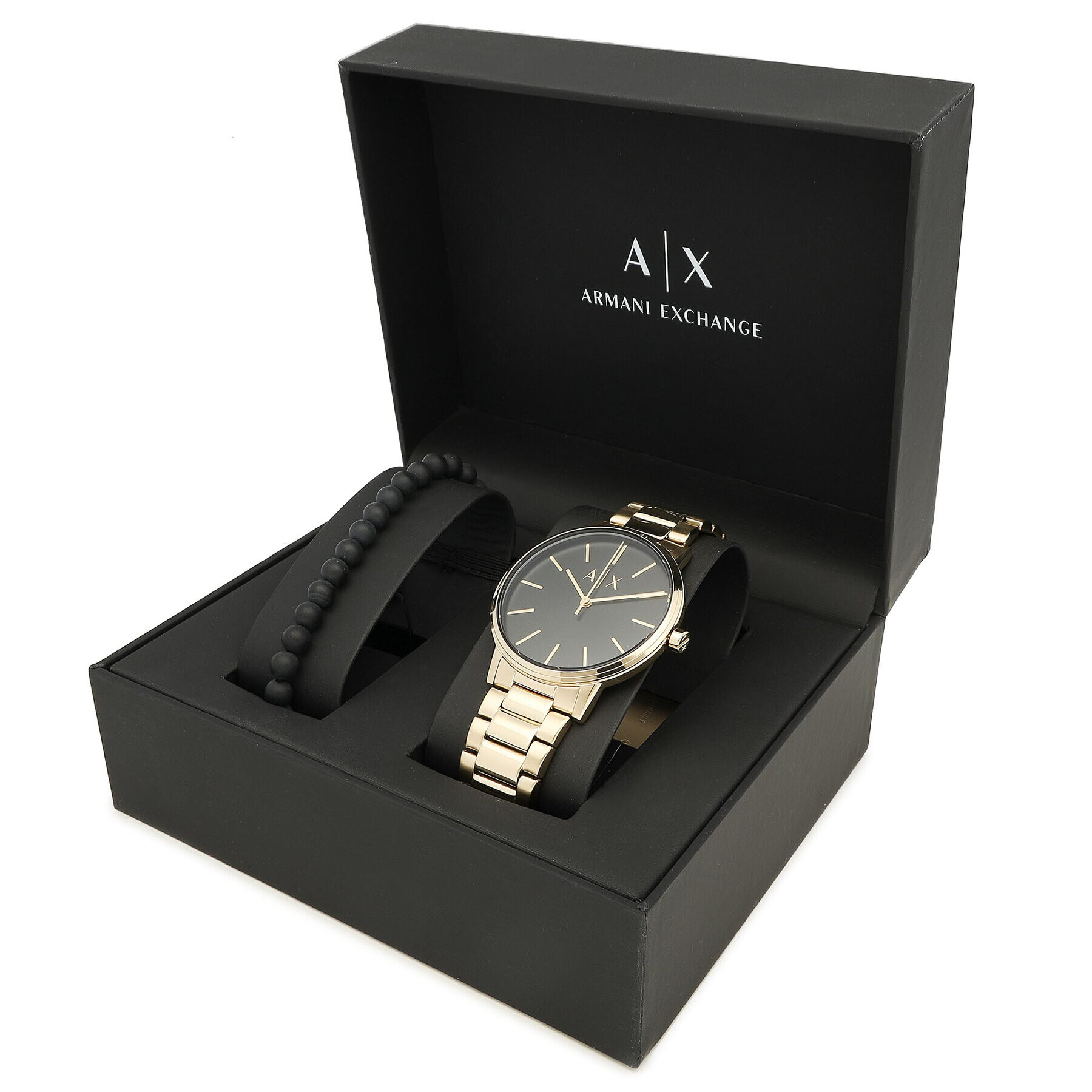 Armani Exchange Hodinky Cayde Gift Set AX7119 Zlatá - Pepit.sk