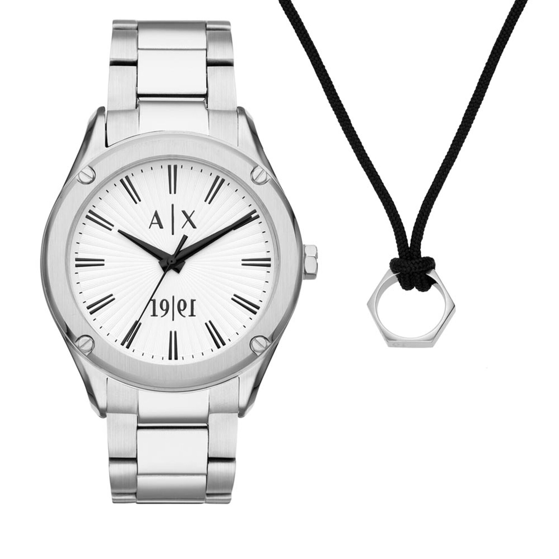 Armani Exchange Hodinky Fitz AX7131SET Strieborná - Pepit.sk