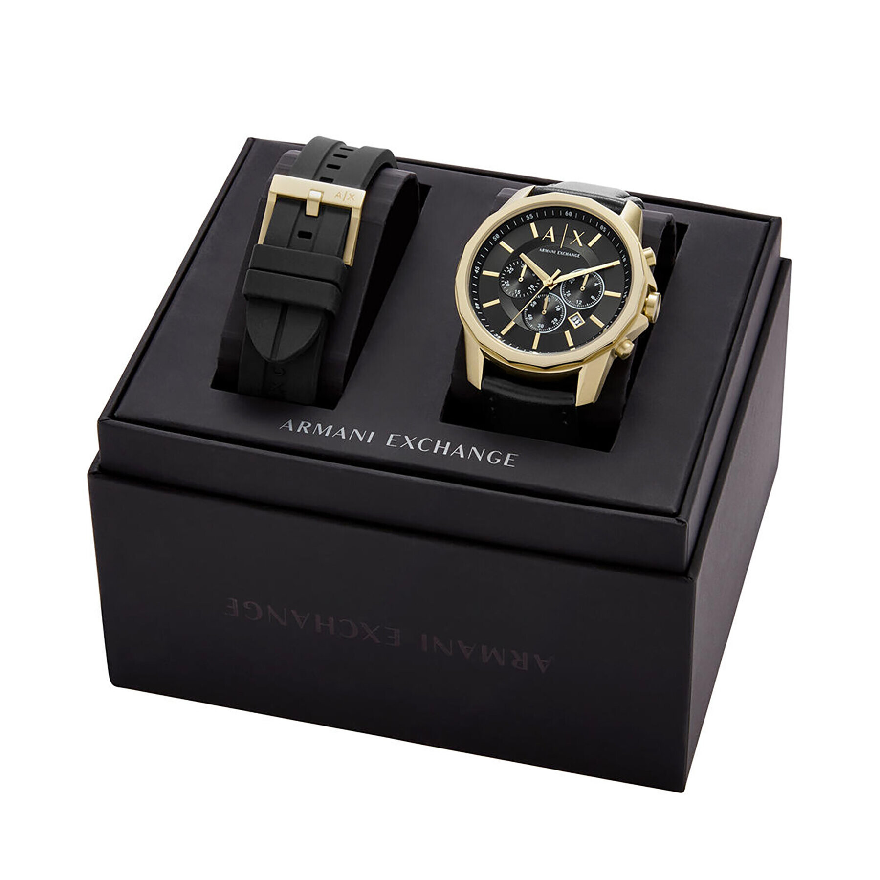 Armani Exchange Hodinky Horloge AX7133SET Čierna - Pepit.sk