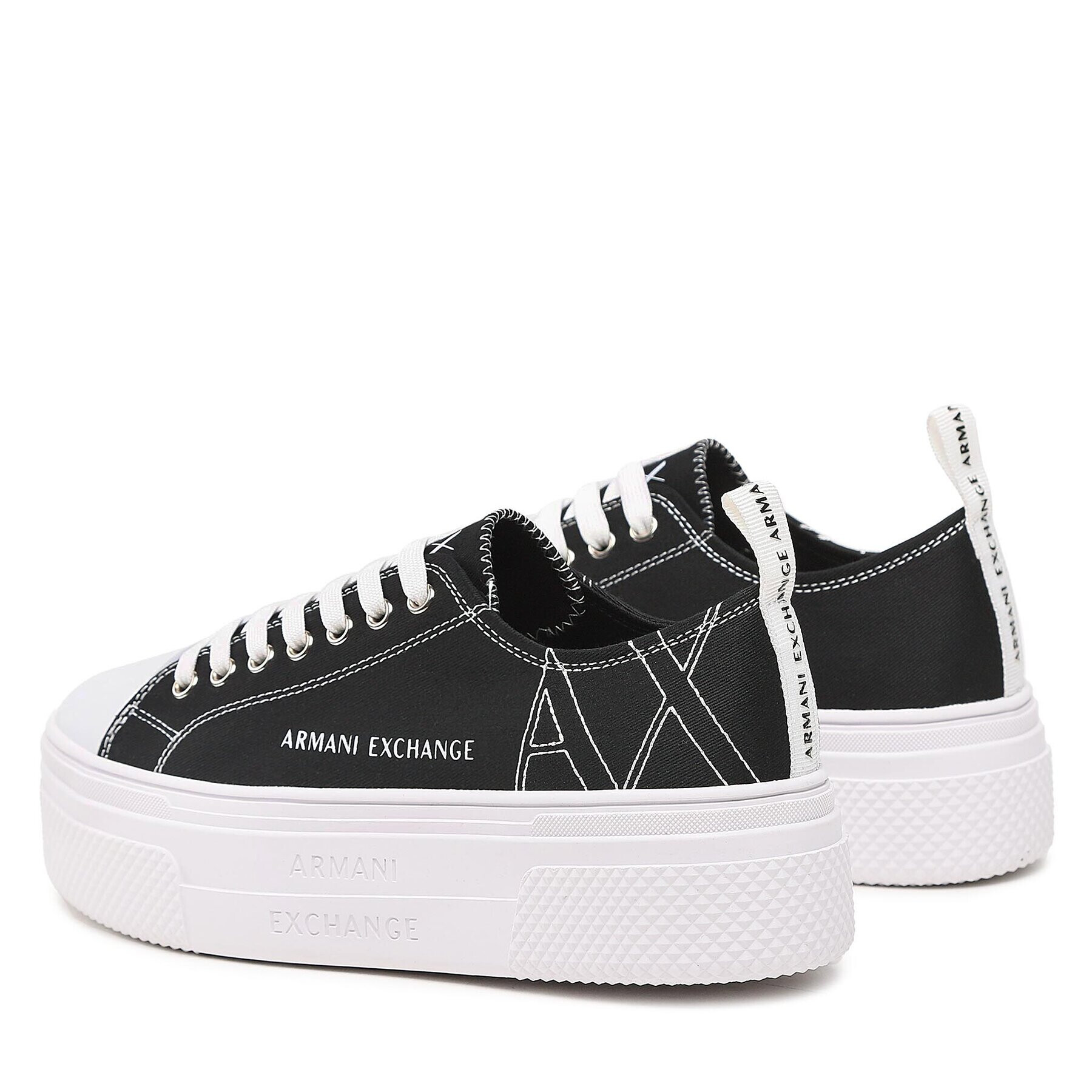 Armani Exchange Plátenky XDX115 XV695 S526 Čierna - Pepit.sk