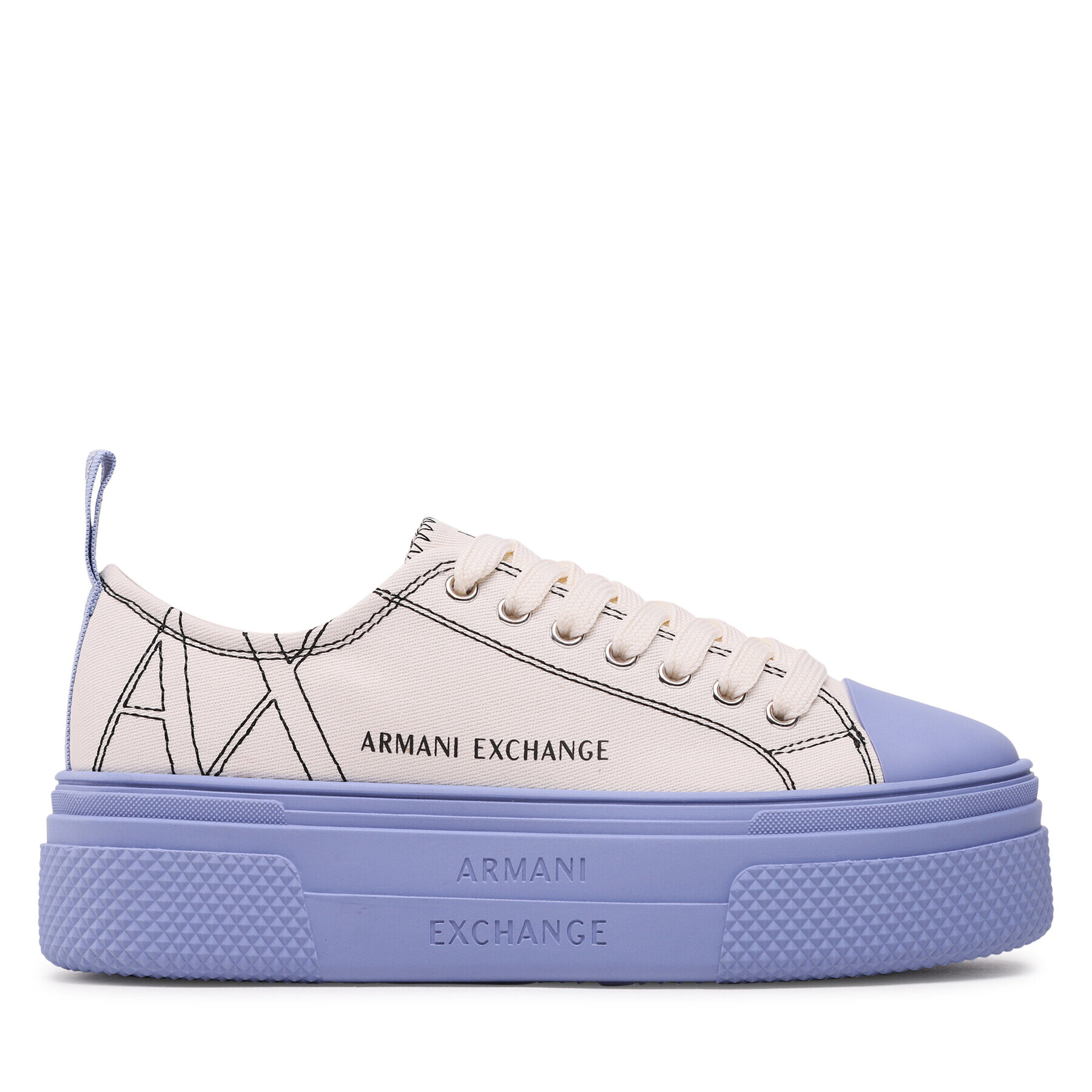 Armani Exchange Plátenky XDX115 XV695 S607 Écru - Pepit.sk