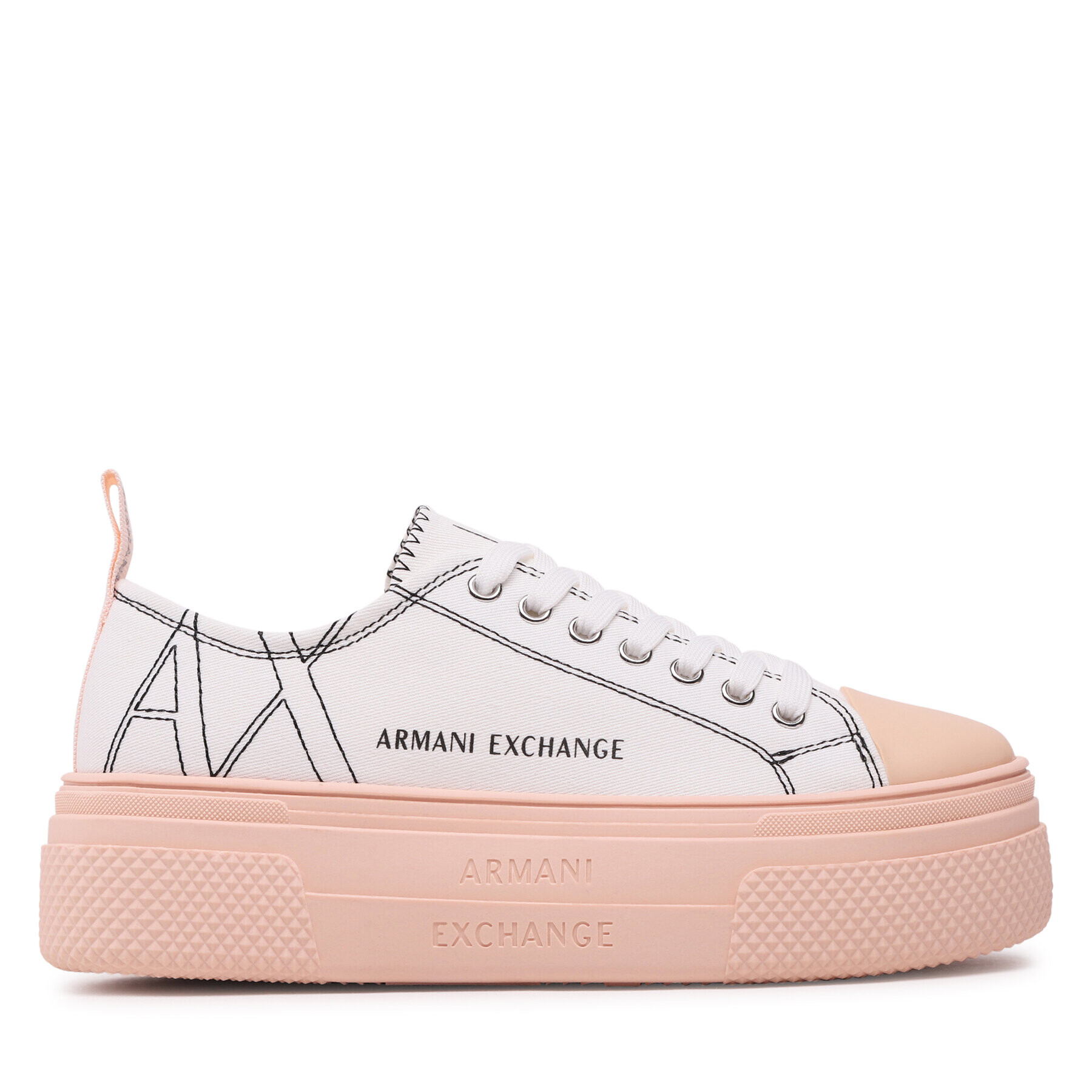 Armani Exchange Plátenky XDX115 XV695 S610 Biela - Pepit.sk