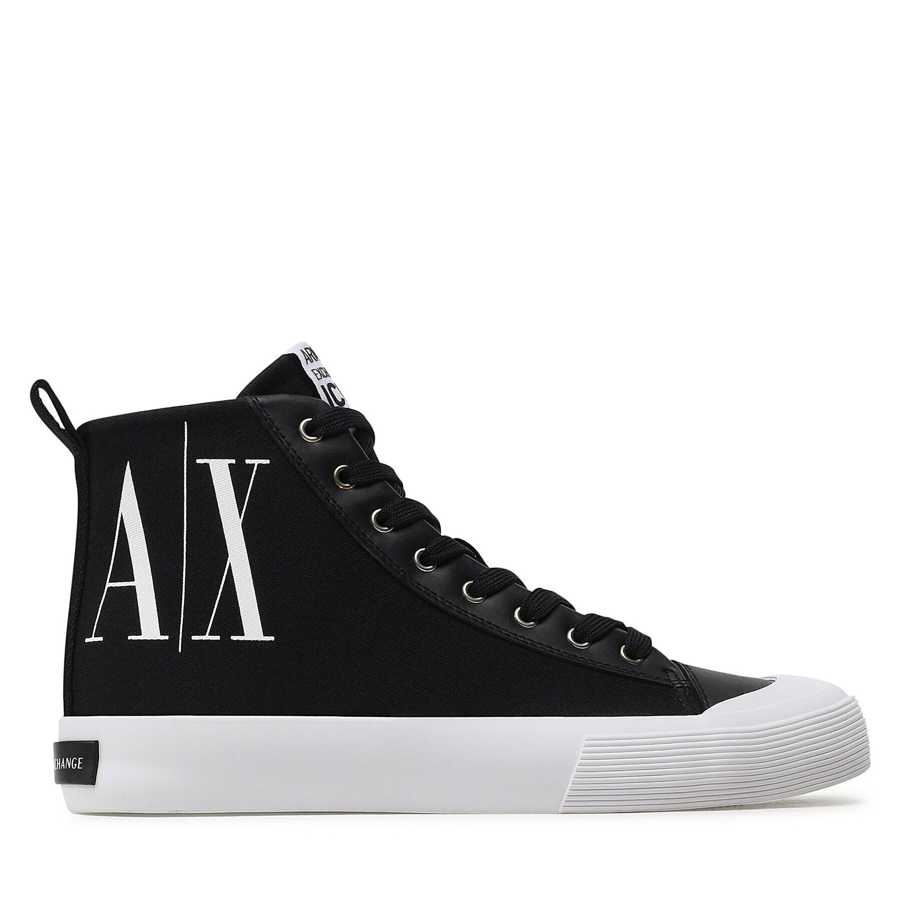 Armani Exchange Plátenky XUZ039 XV591 00002 Čierna - Pepit.sk