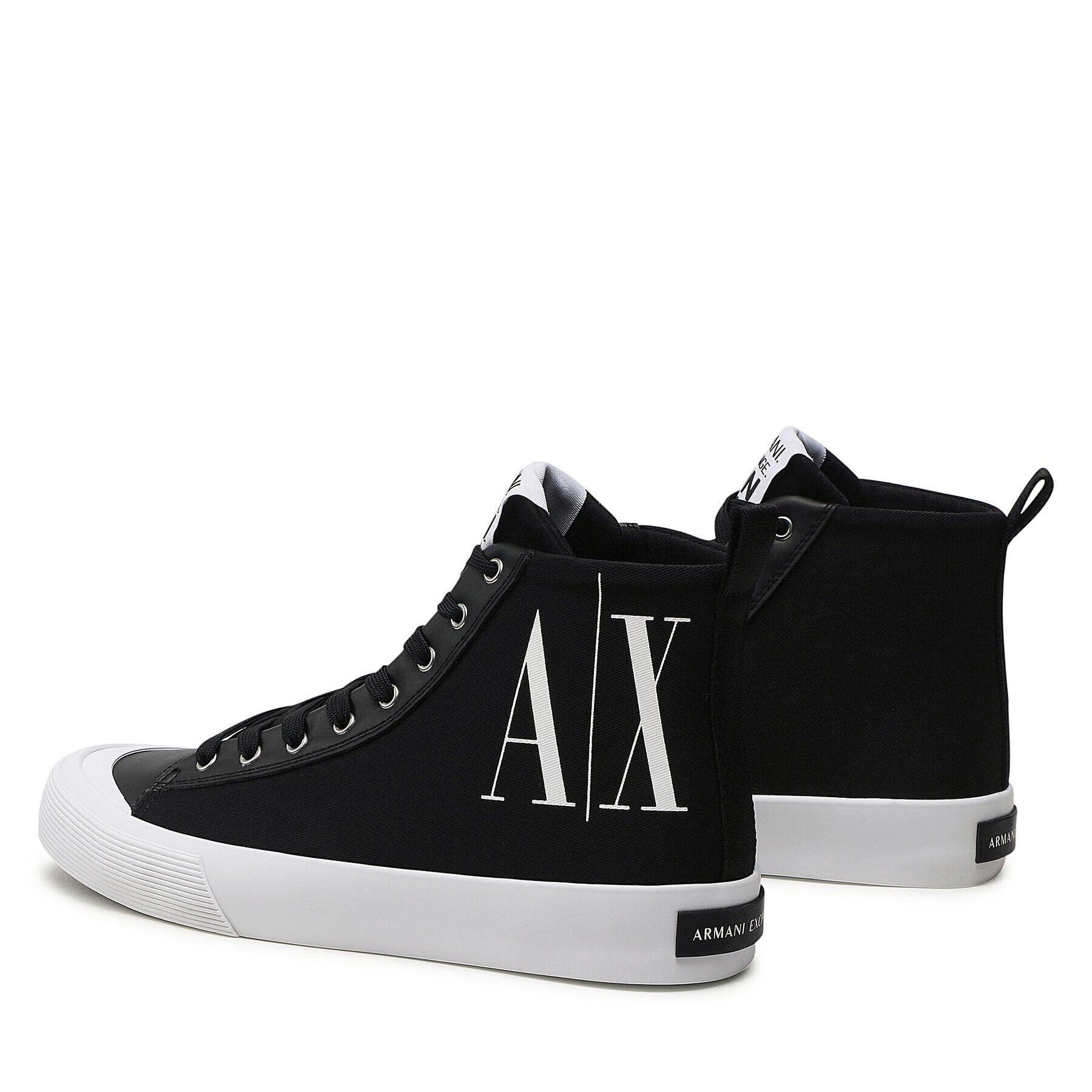 Armani Exchange Plátenky XUZ039 XV591 00002 Čierna - Pepit.sk