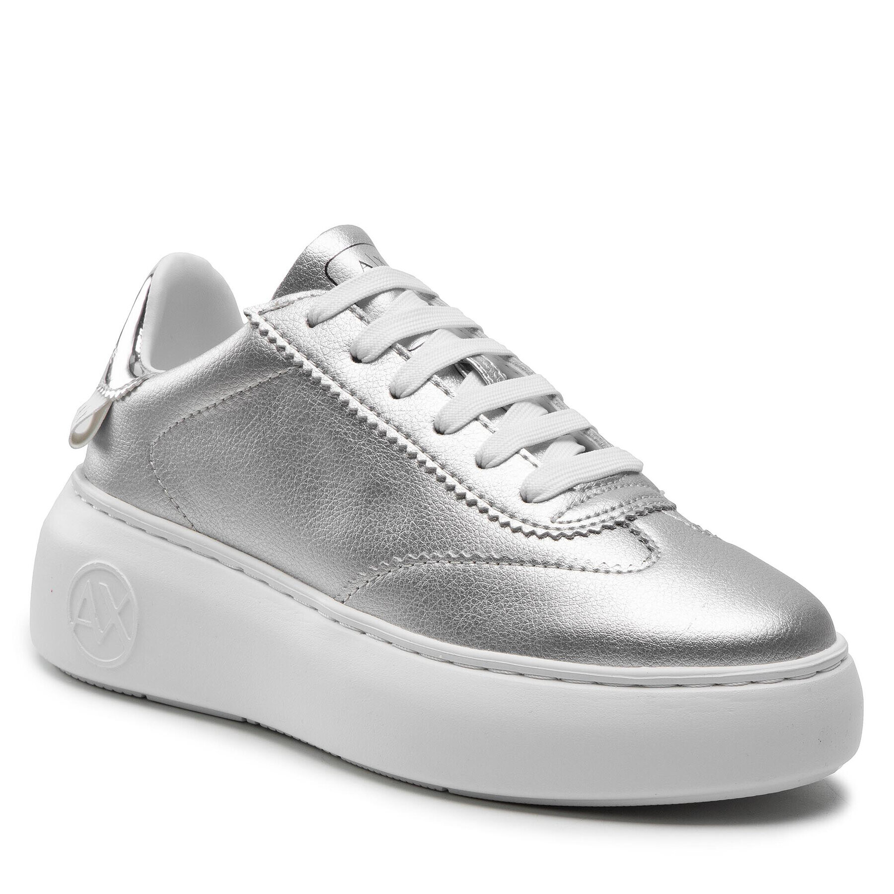 Armani Exchange Sneakersy XDX042 XV412 00520 Strieborná - Pepit.sk