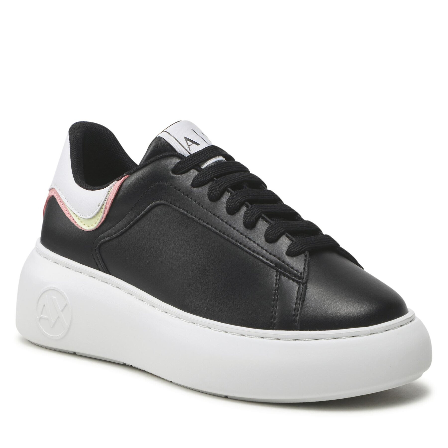 Armani Exchange Sneakersy XDX108 XV585 00002 Čierna - Pepit.sk