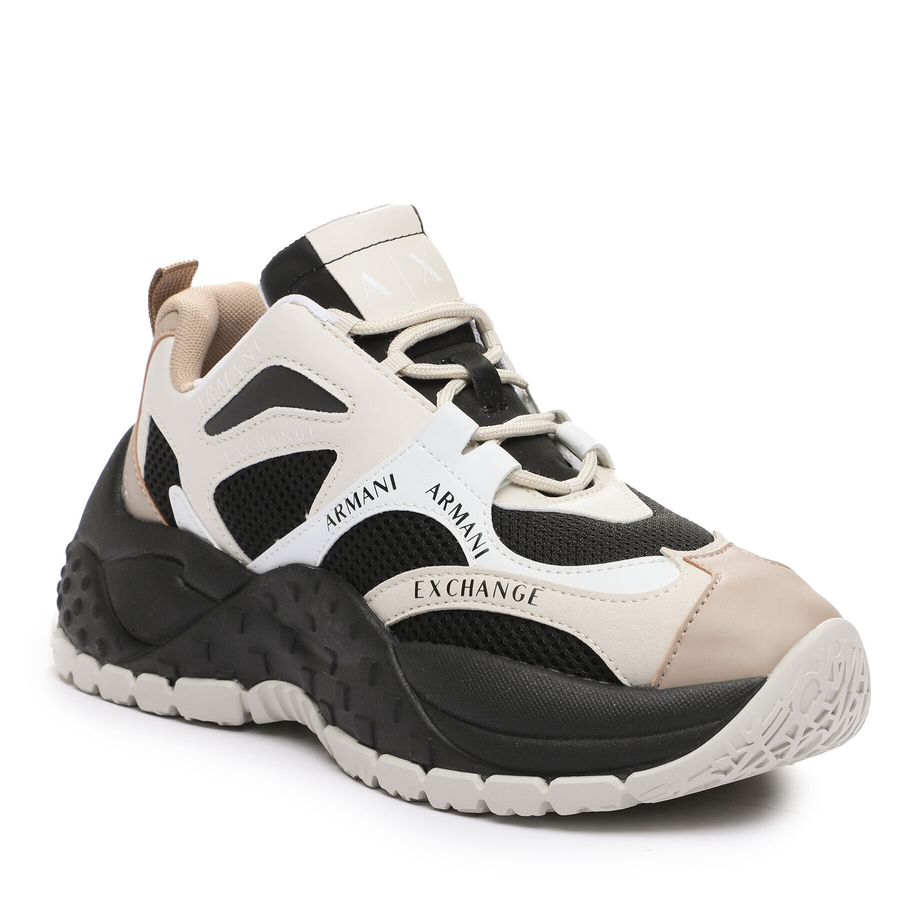 Armani Exchange Sneakersy XDX120 XV708 S949 Čierna - Pepit.sk