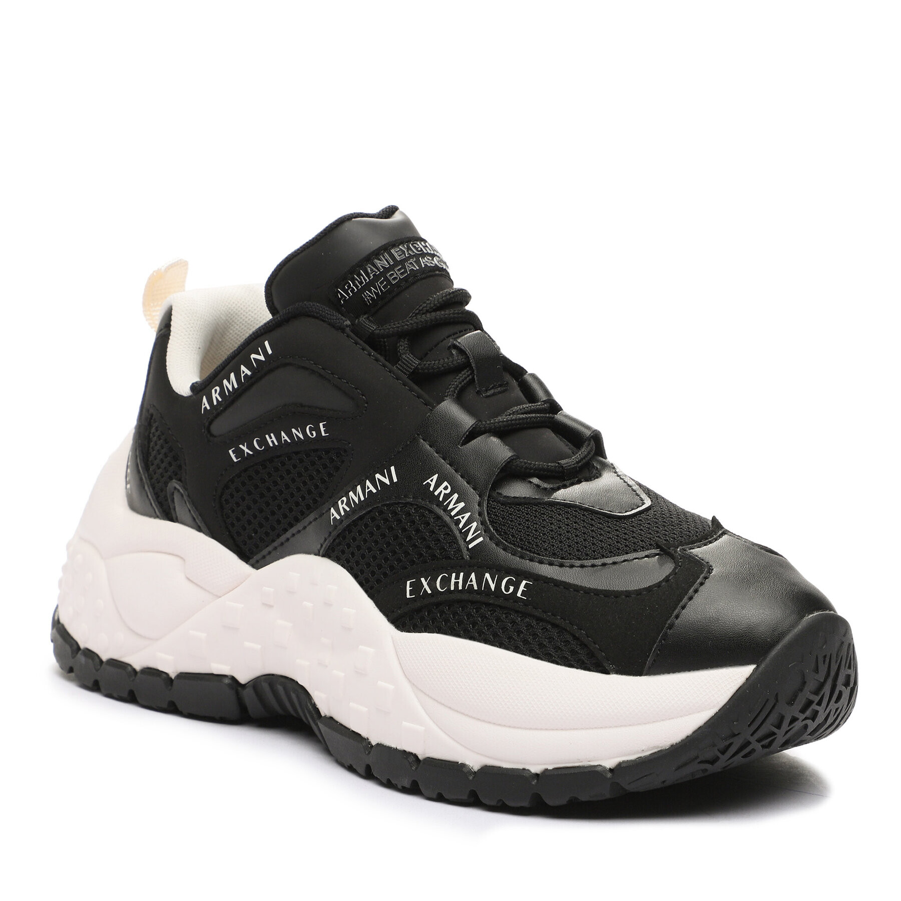 Armani Exchange Sneakersy XDX120 XV739 00002 Čierna - Pepit.sk