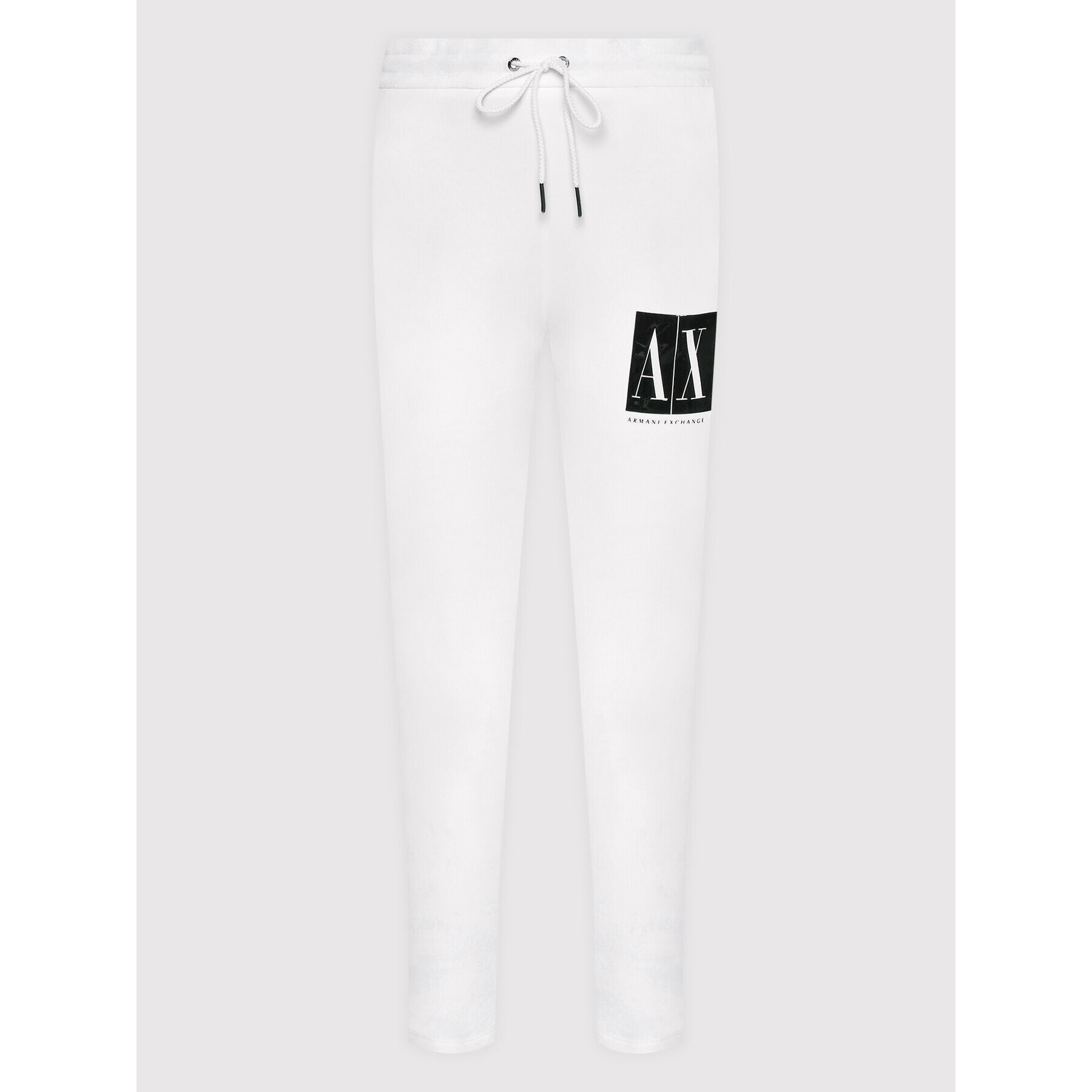 Armani Exchange Teplákové nohavice 8NYPGX YJ68Z 1000 Biela Regular Fit - Pepit.sk