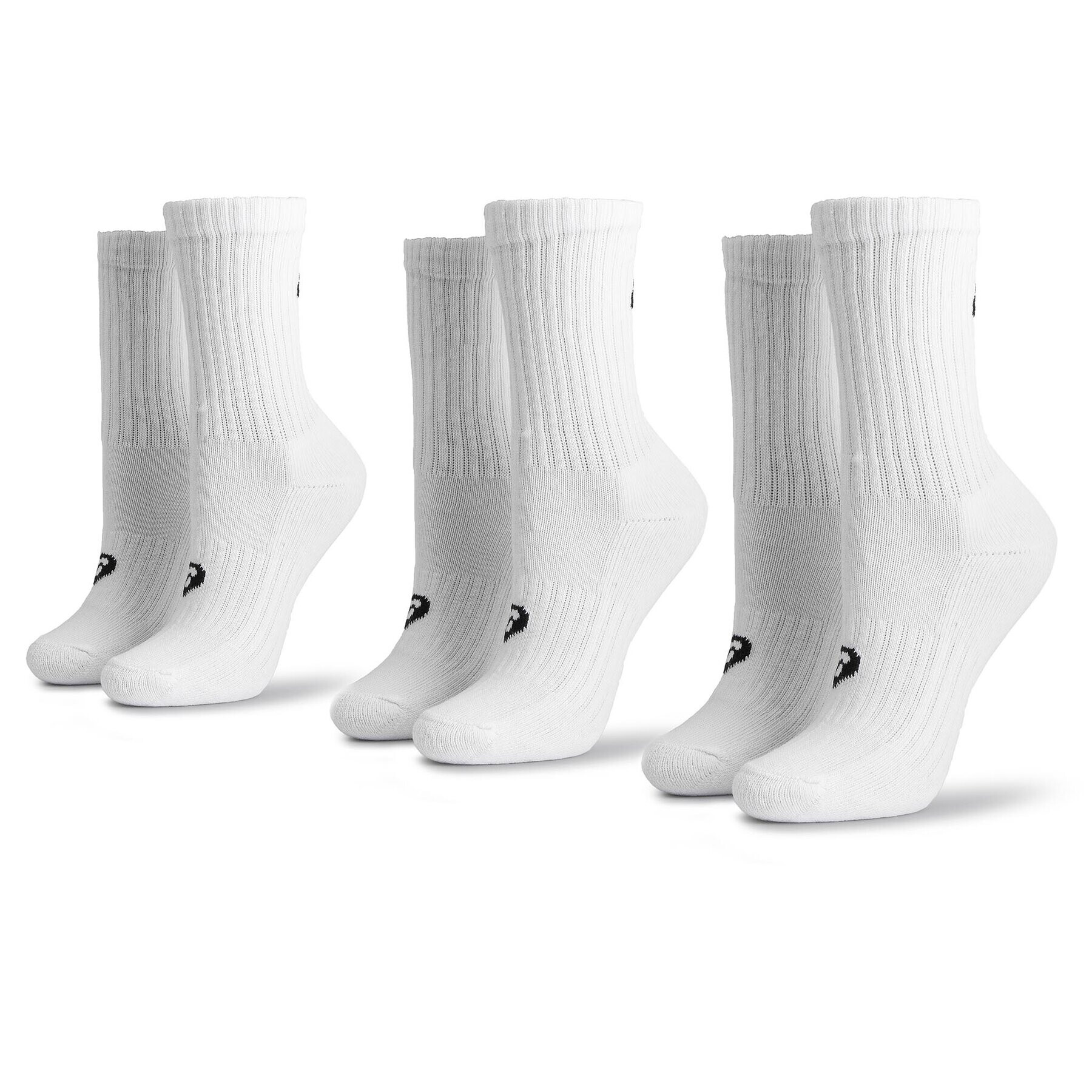 Asics Súprava 3 párov vysokých ponožiek unisex 3PPK Crew Sock 155204 Biela - Pepit.sk