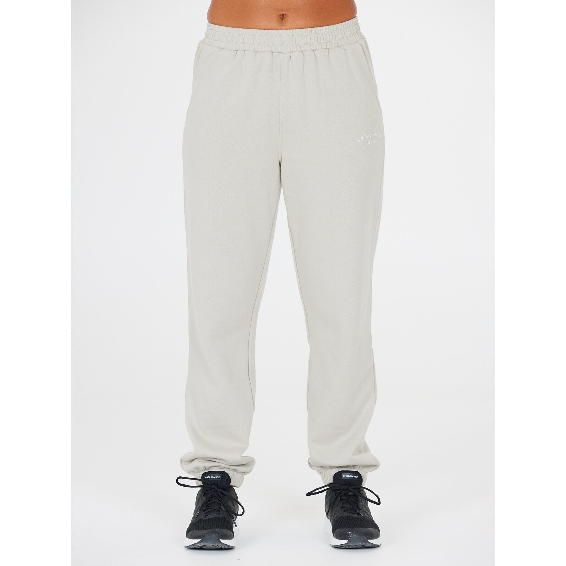 Athlecia Teplákové nohavice Asport W Pants EA233347 Béžová Regular Fit - Pepit.sk