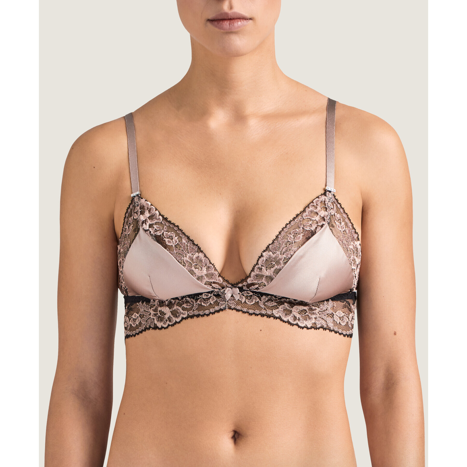 Aubade Podprsenka Bralette Femme Glamour MD10 Fialová - Pepit.sk