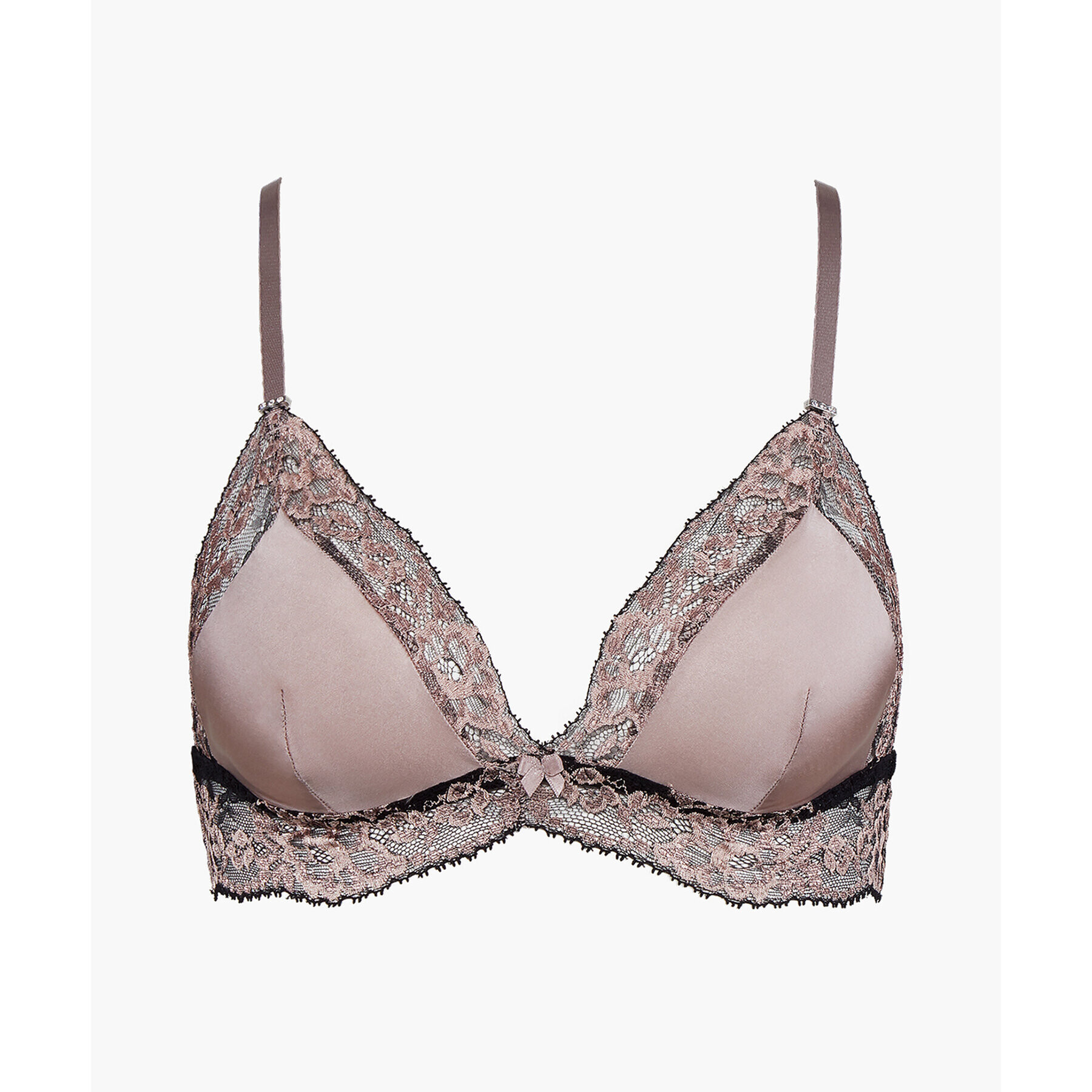 Aubade Podprsenka Bralette Femme Glamour MD10 Fialová - Pepit.sk