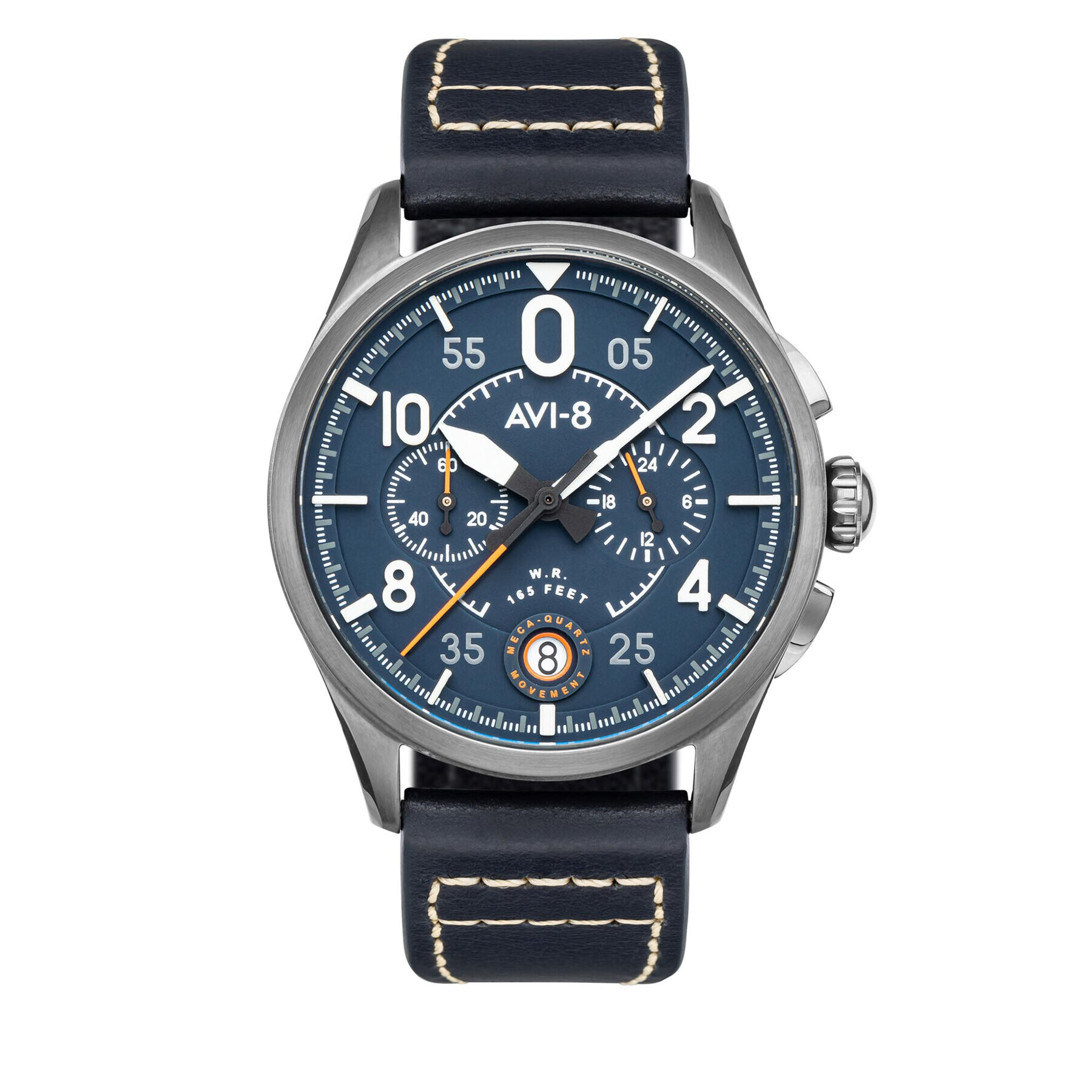 AVI-8 Hodinky Spitfire Lock Chronograph AV-4089-04 Tmavomodrá - Pepit.sk