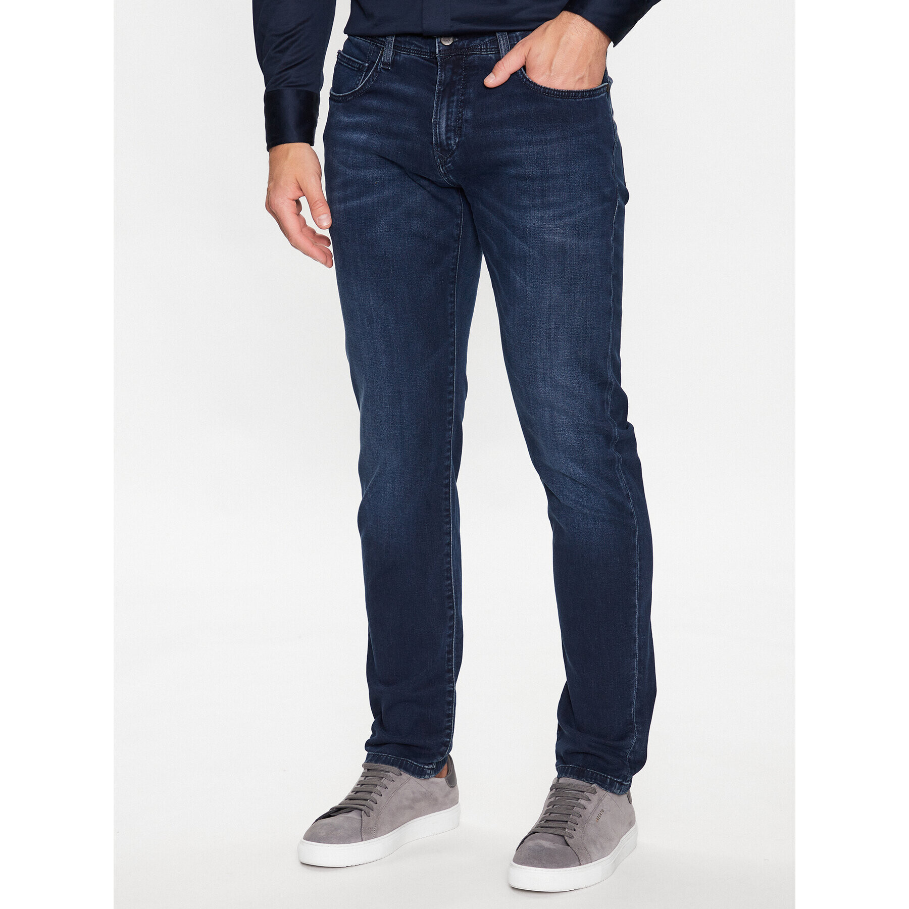 Baldessarini Džínsy B1 16506/000/1680 Modrá Tapered Fit - Pepit.sk