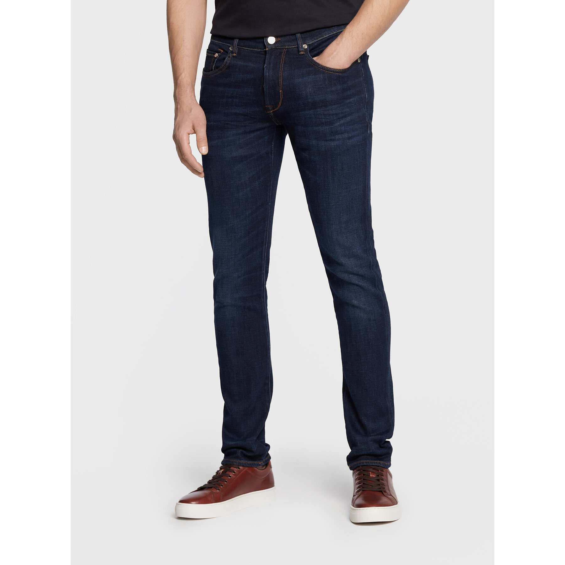 Baldessarini Džínsy John B1 16511/000/1475 Tmavomodrá Slim Fit - Pepit.sk