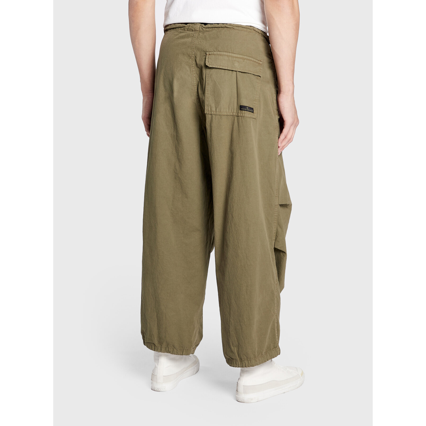 BDG Urban Outfitters Bavlnené nohavice 75335752 Kaki Baggy Fit - Pepit.sk