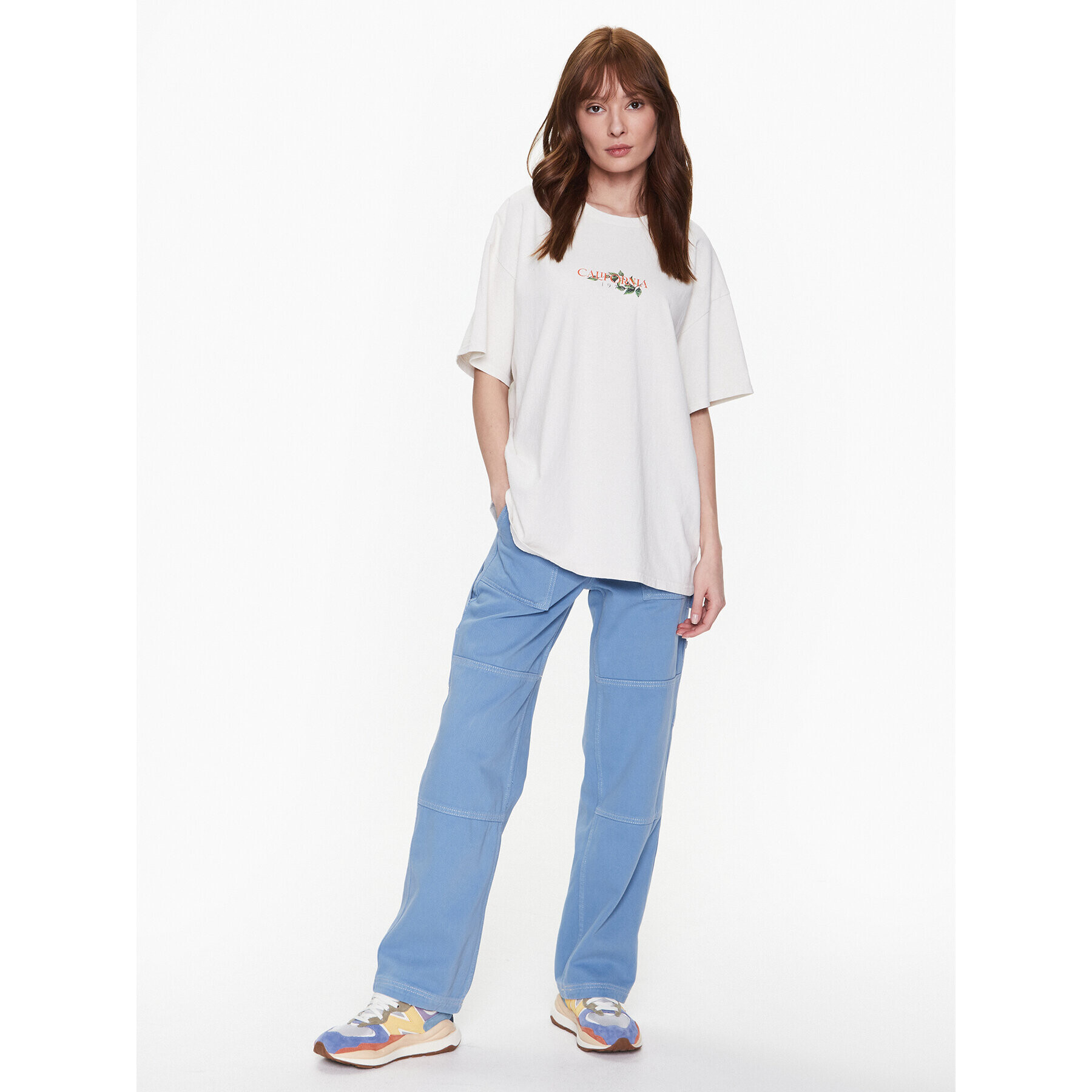 BDG Urban Outfitters Bavlnené nohavice BDG UTILITY SKATE BLUE 76474006 Modrá Relaxed Fit - Pepit.sk