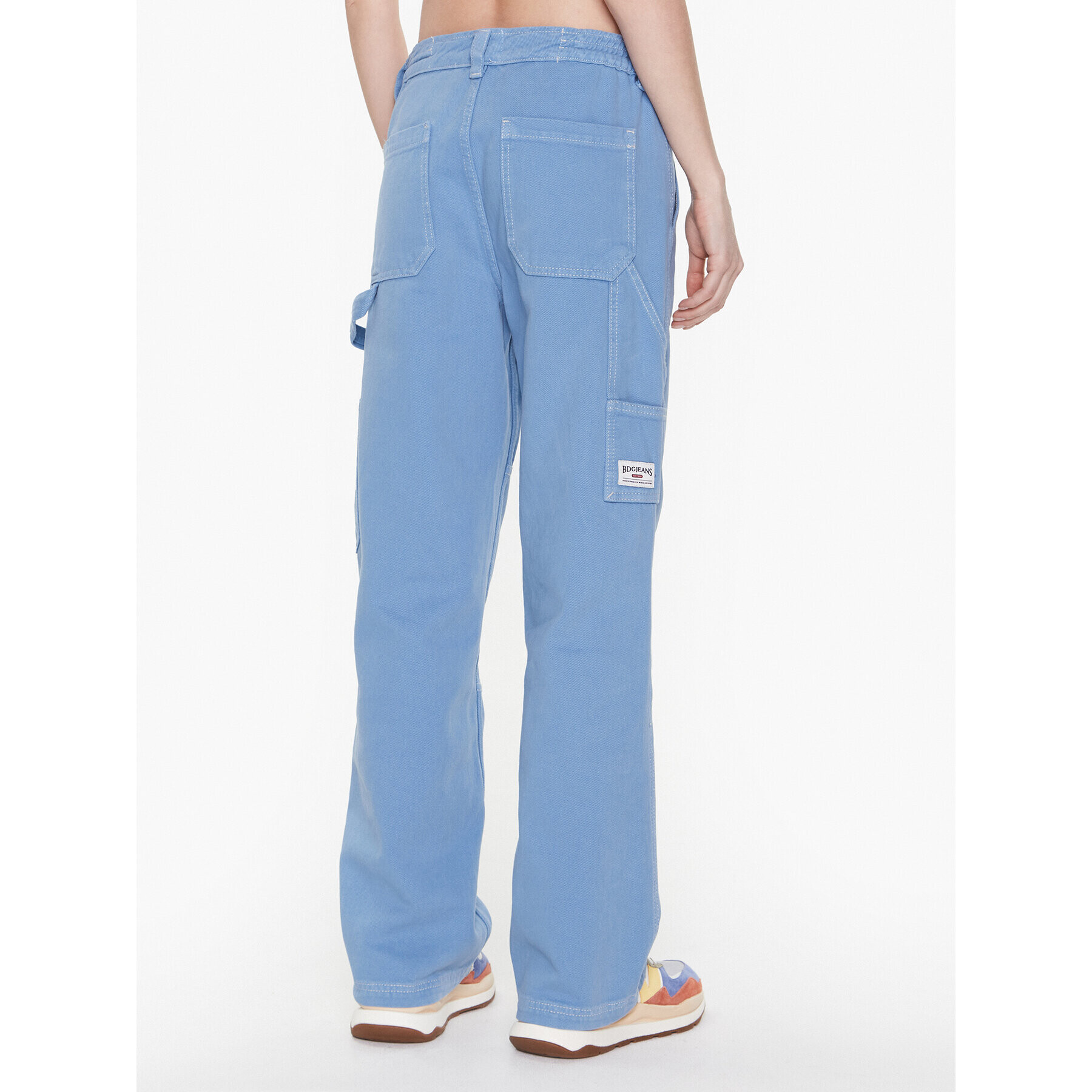 BDG Urban Outfitters Bavlnené nohavice BDG UTILITY SKATE BLUE 76474006 Modrá Relaxed Fit - Pepit.sk