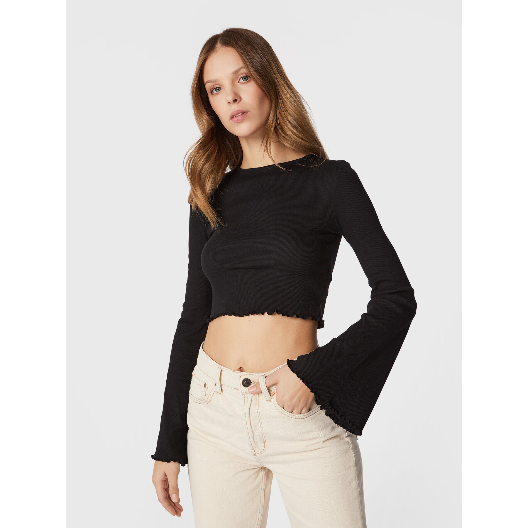 BDG Urban Outfitters Blúzka 75259721 Čierna Slim Fit - Pepit.sk