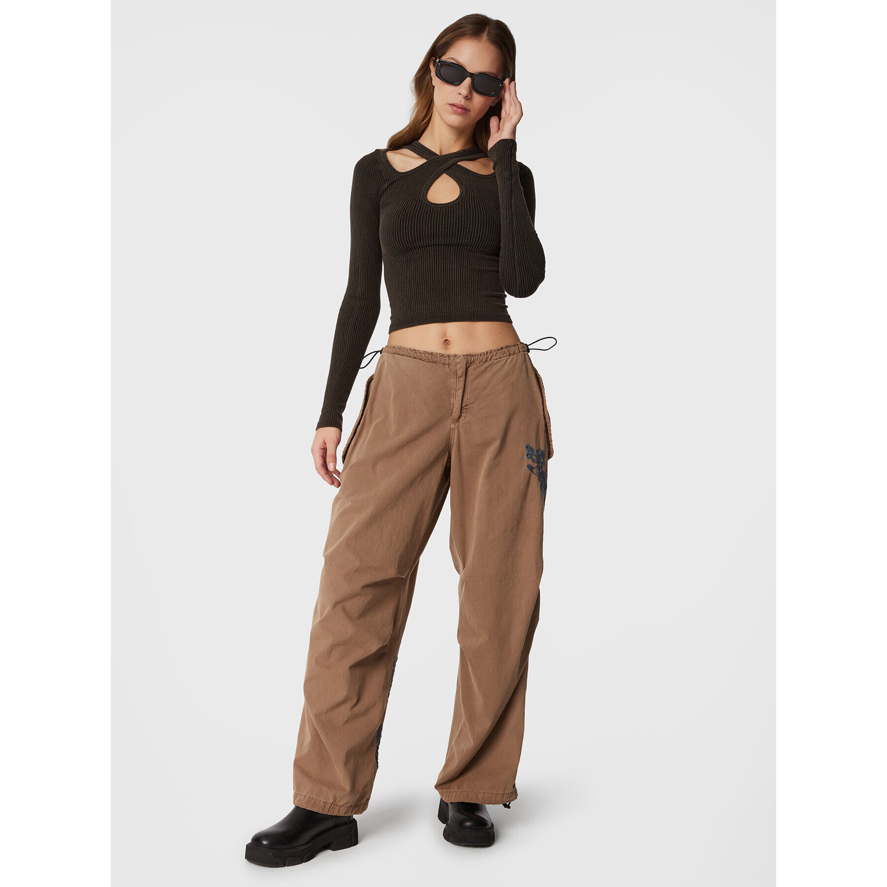 BDG Urban Outfitters Blúzka 75437582 Sivá Regular Fit - Pepit.sk