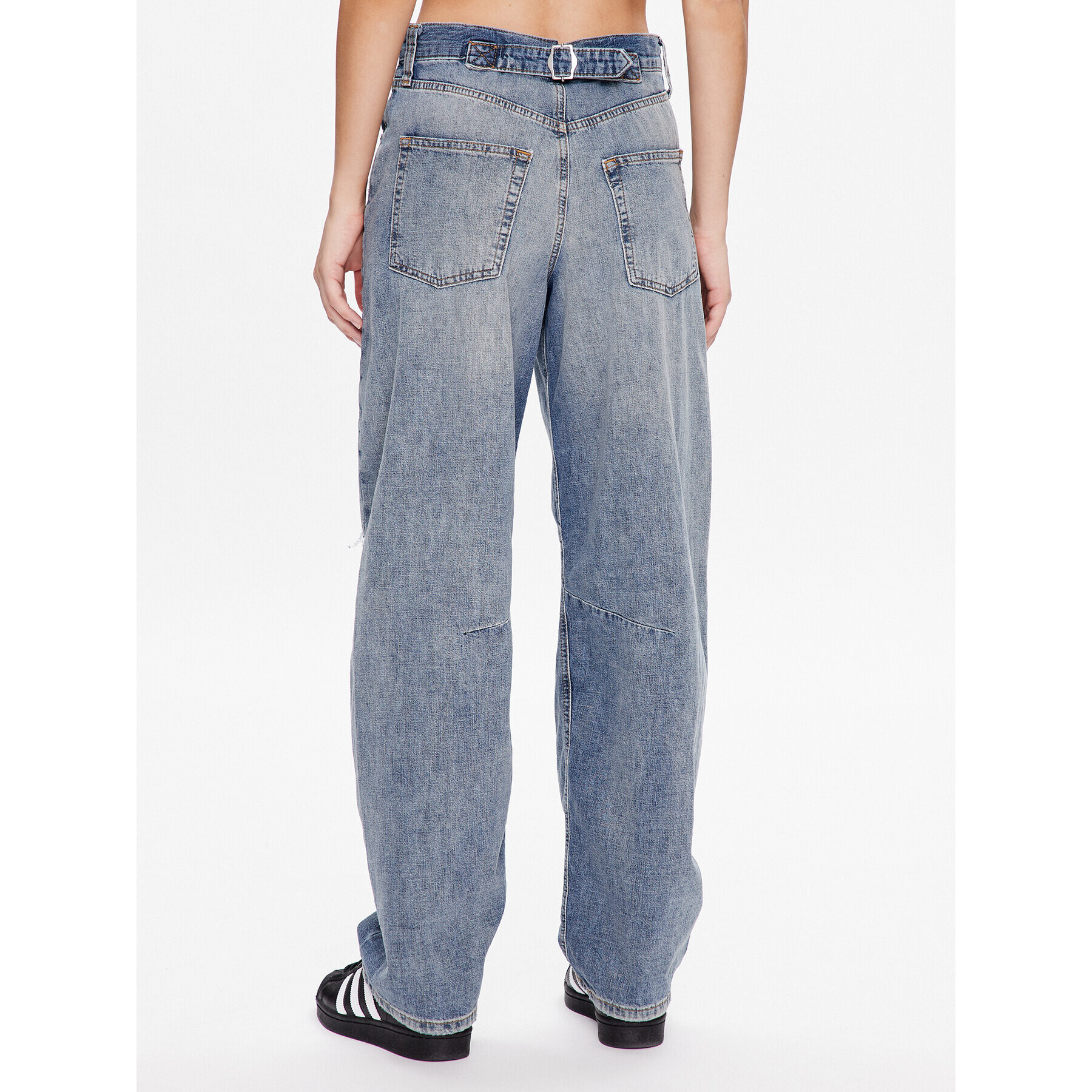 BDG Urban Outfitters Džínsy BDG LOGAN CINCH RIPPED 76473453 Tmavomodrá Relaxed Fit - Pepit.sk