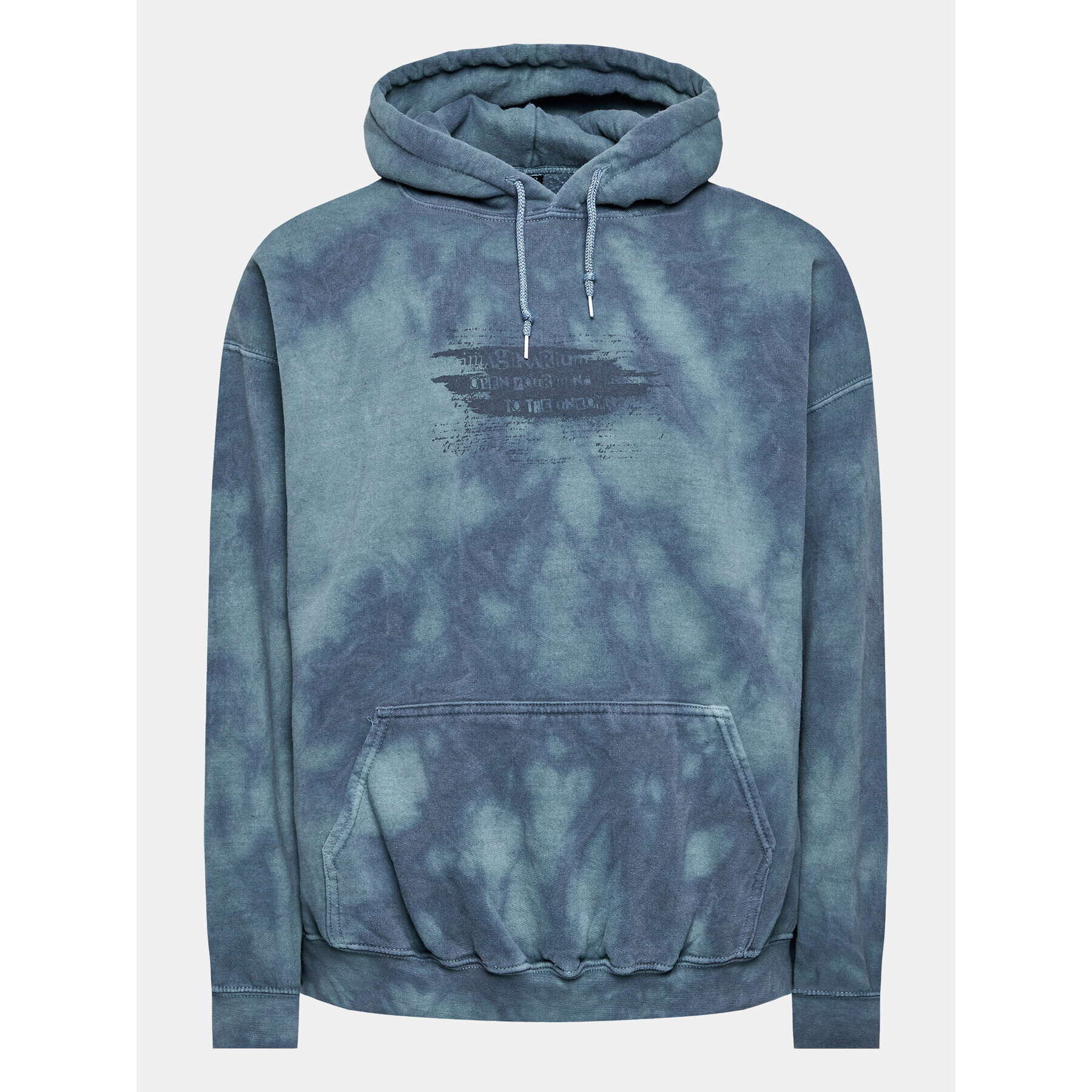 BDG Urban Outfitters Mikina Tiedye Unmatch Paral 77172690 Modrá Regular Fit - Pepit.sk