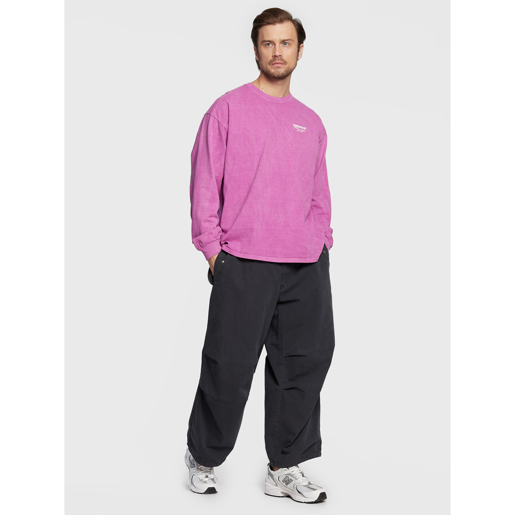 BDG Urban Outfitters S dlhými rukávmi 76134154 Ružová Relaxed Fit - Pepit.sk