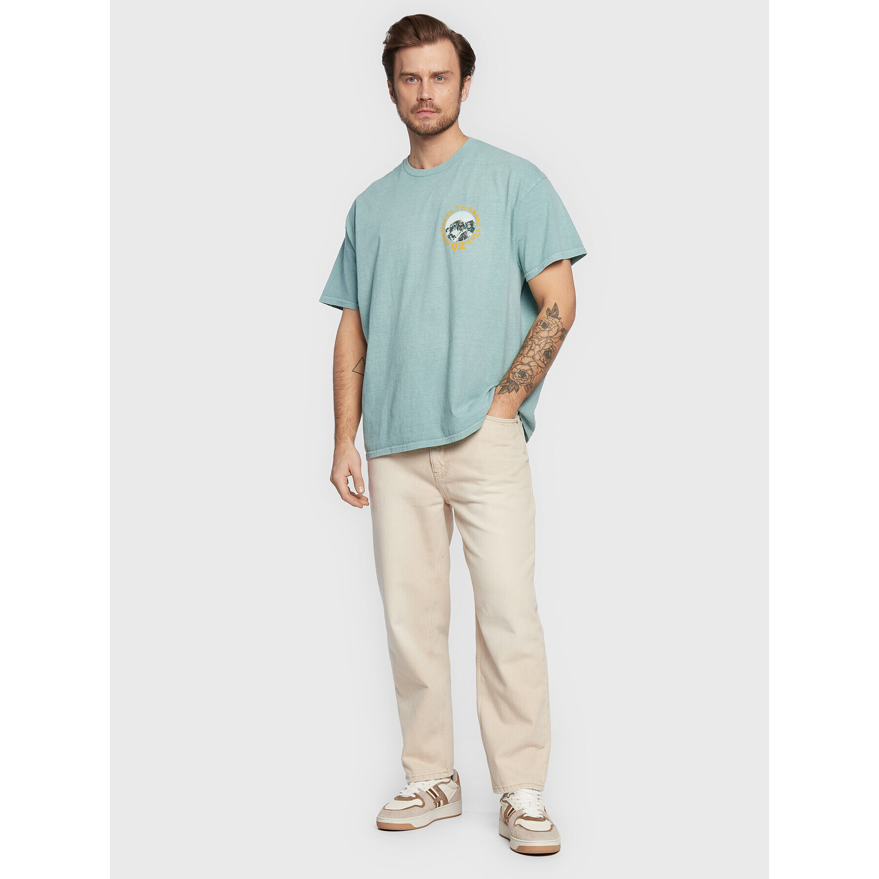 BDG Urban Outfitters Tričko 76134691 Zelená Relaxed Fit - Pepit.sk