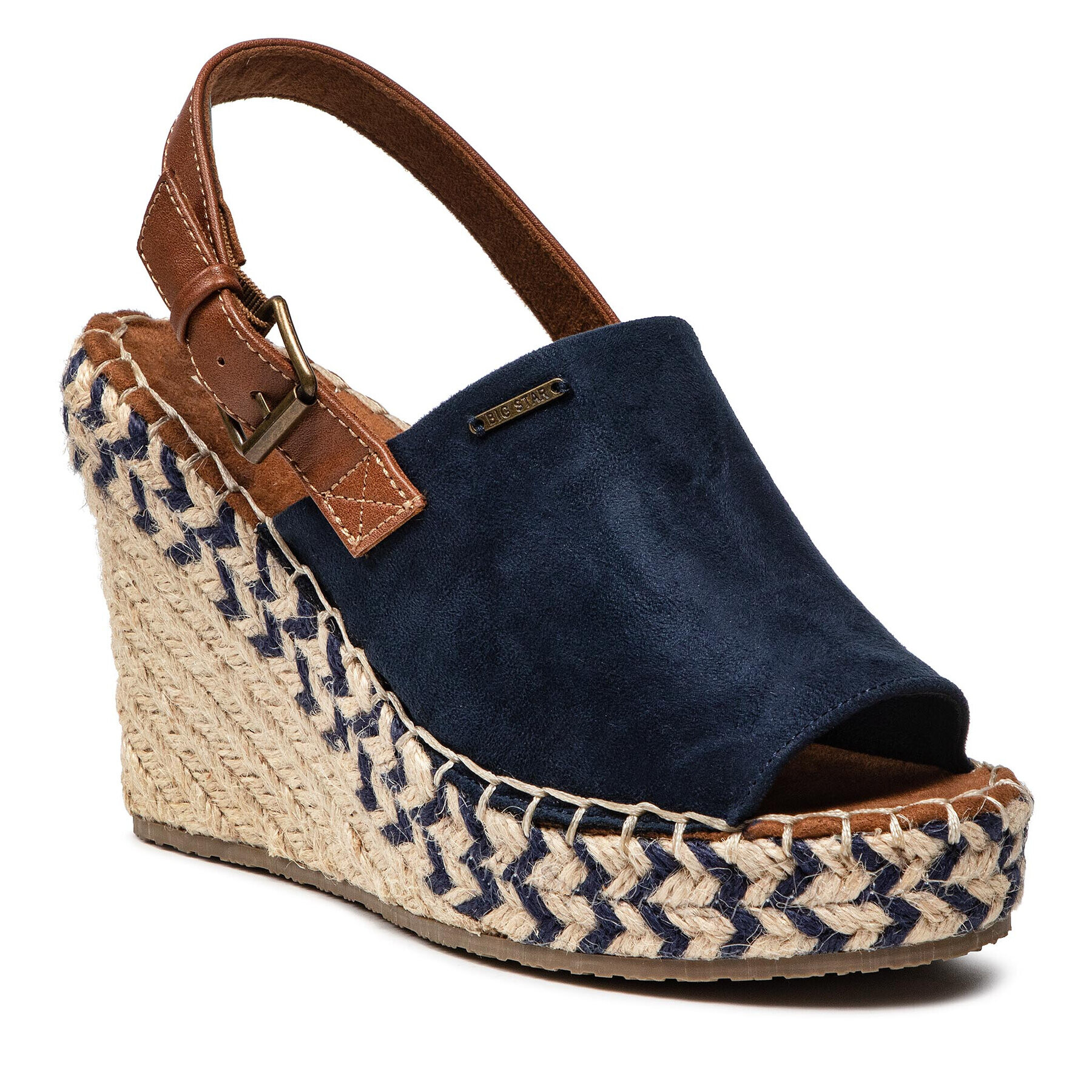 Big Star Shoes BIG STAR Espadrilky FF274980 Tmavomodrá - Pepit.sk