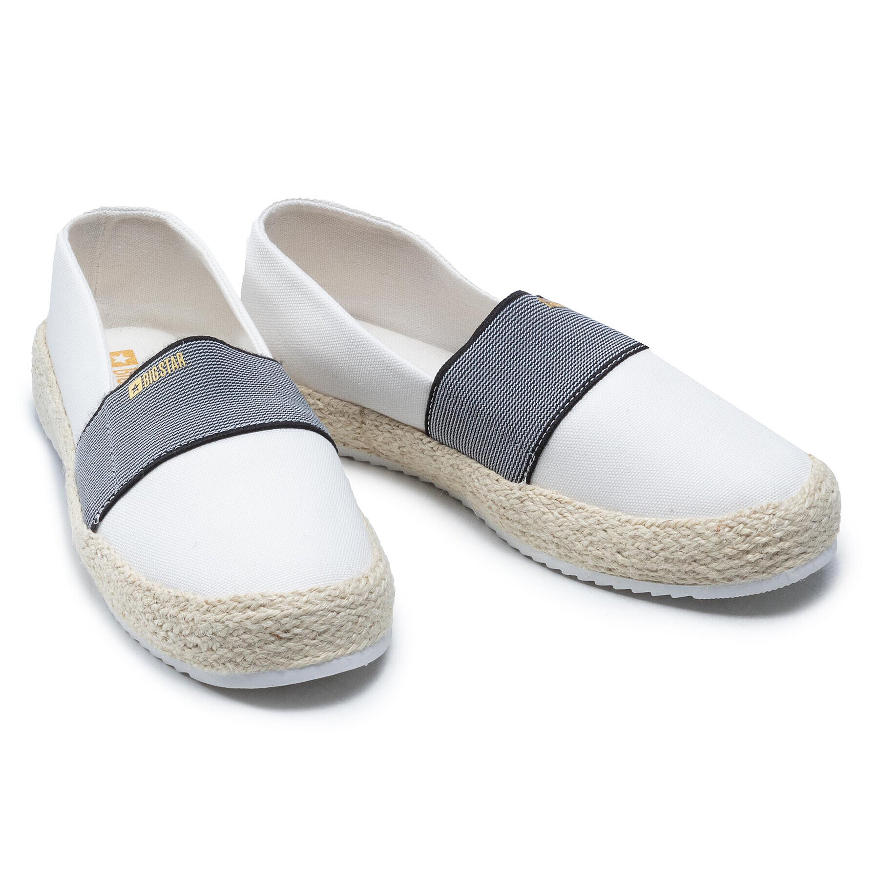 Big Star Shoes Espadrilky HH274480 Biela - Pepit.sk