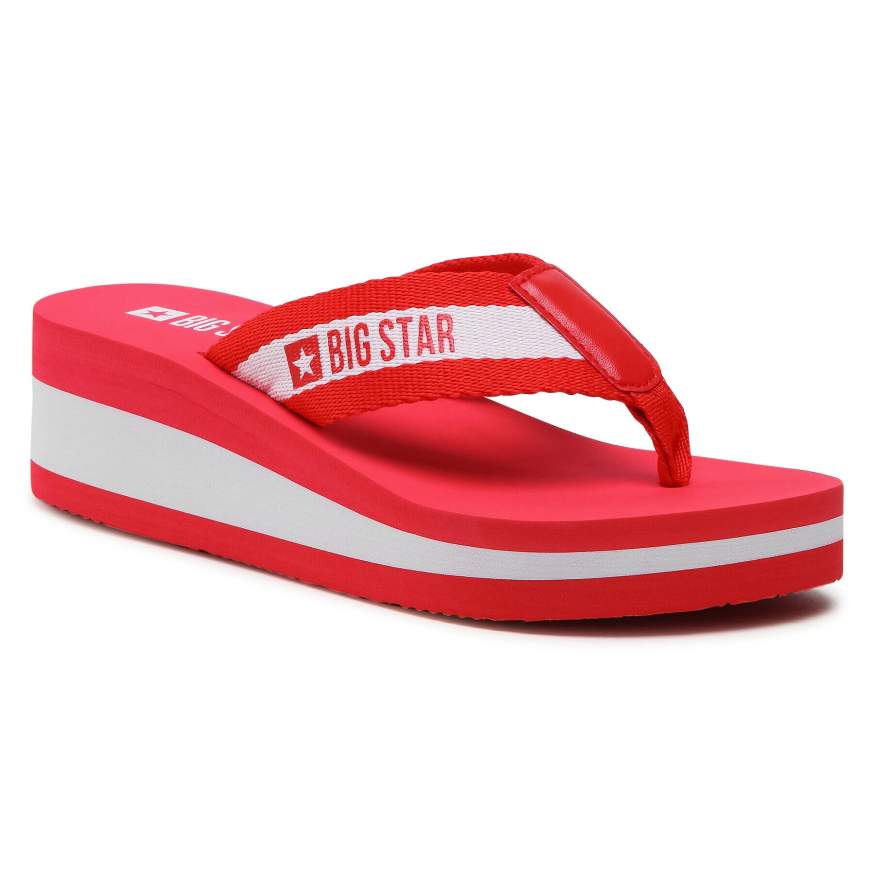 Big Star Shoes BIG STAR Žabky HH274A095 Červená - Pepit.sk