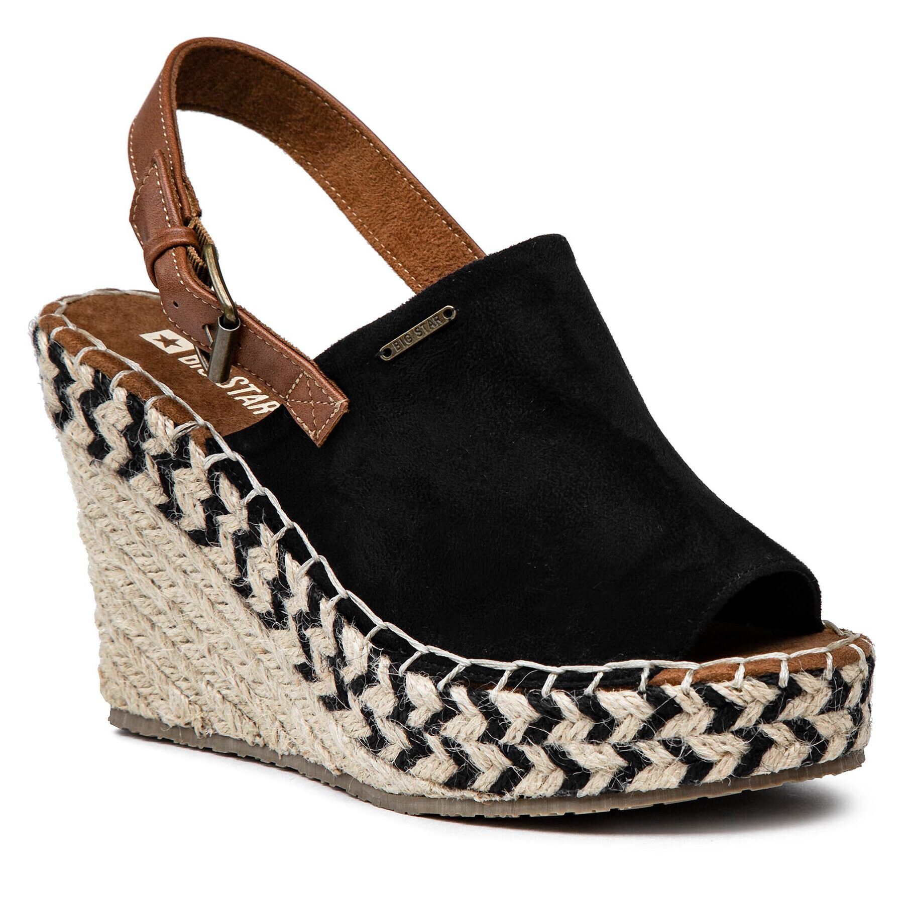 Big Star Shoes Espadrilky FF274979 Čierna - Pepit.sk