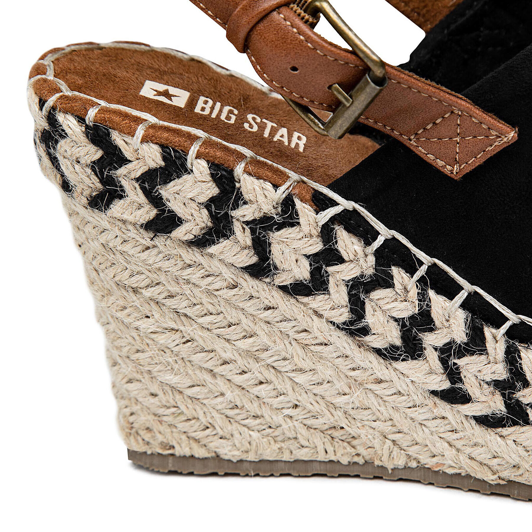 Big Star Shoes Espadrilky FF274979 Čierna - Pepit.sk