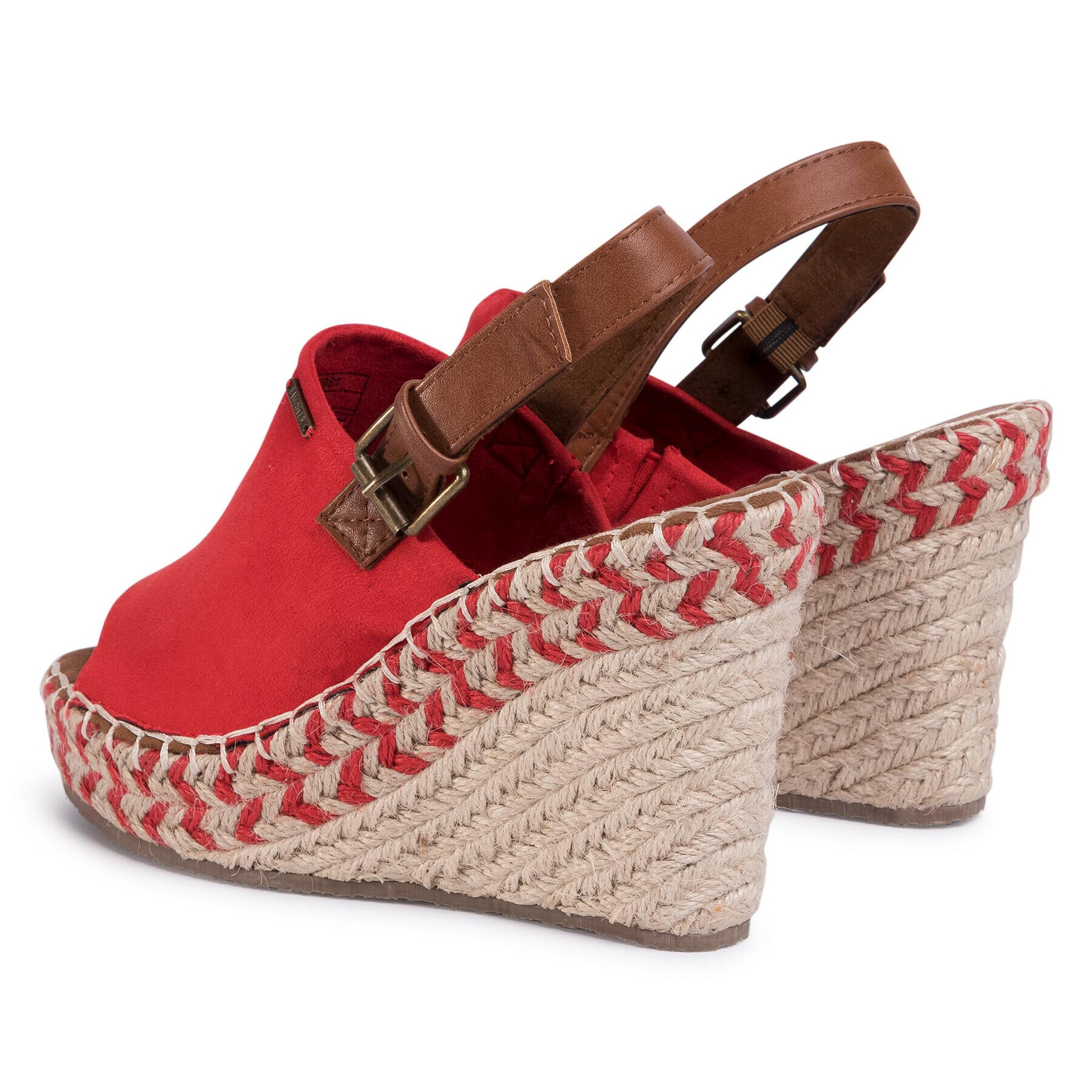 Big Star Shoes Espadrilky FF274981 Červená - Pepit.sk