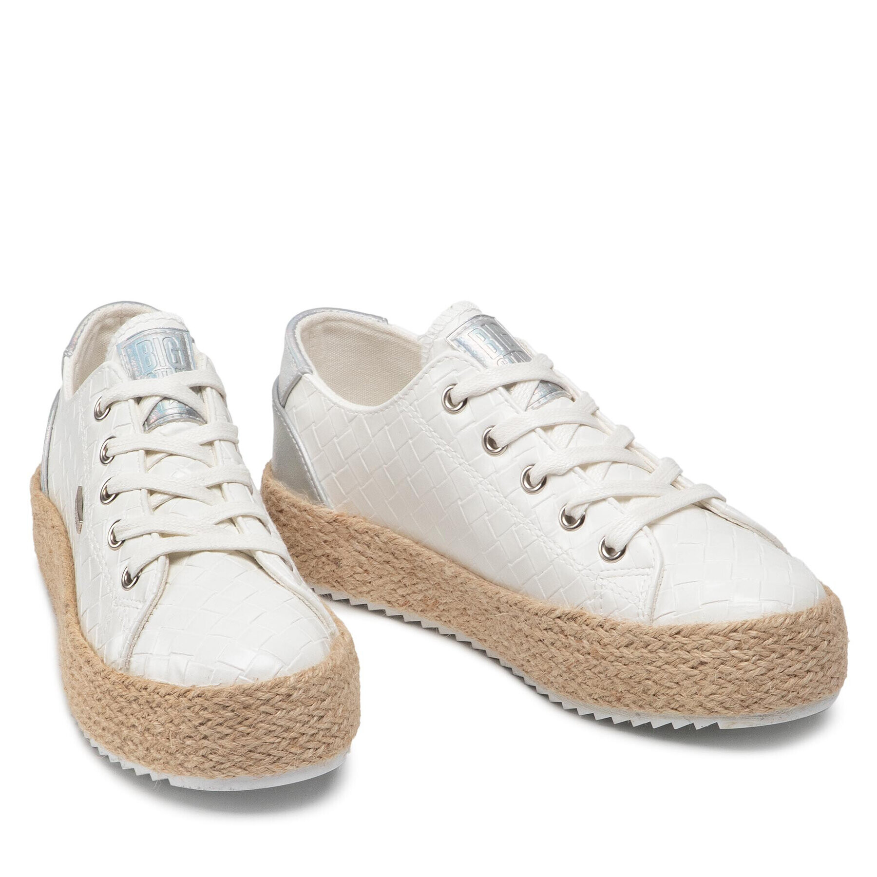 Big Star Shoes Espadrilky JJ274397 Biela - Pepit.sk