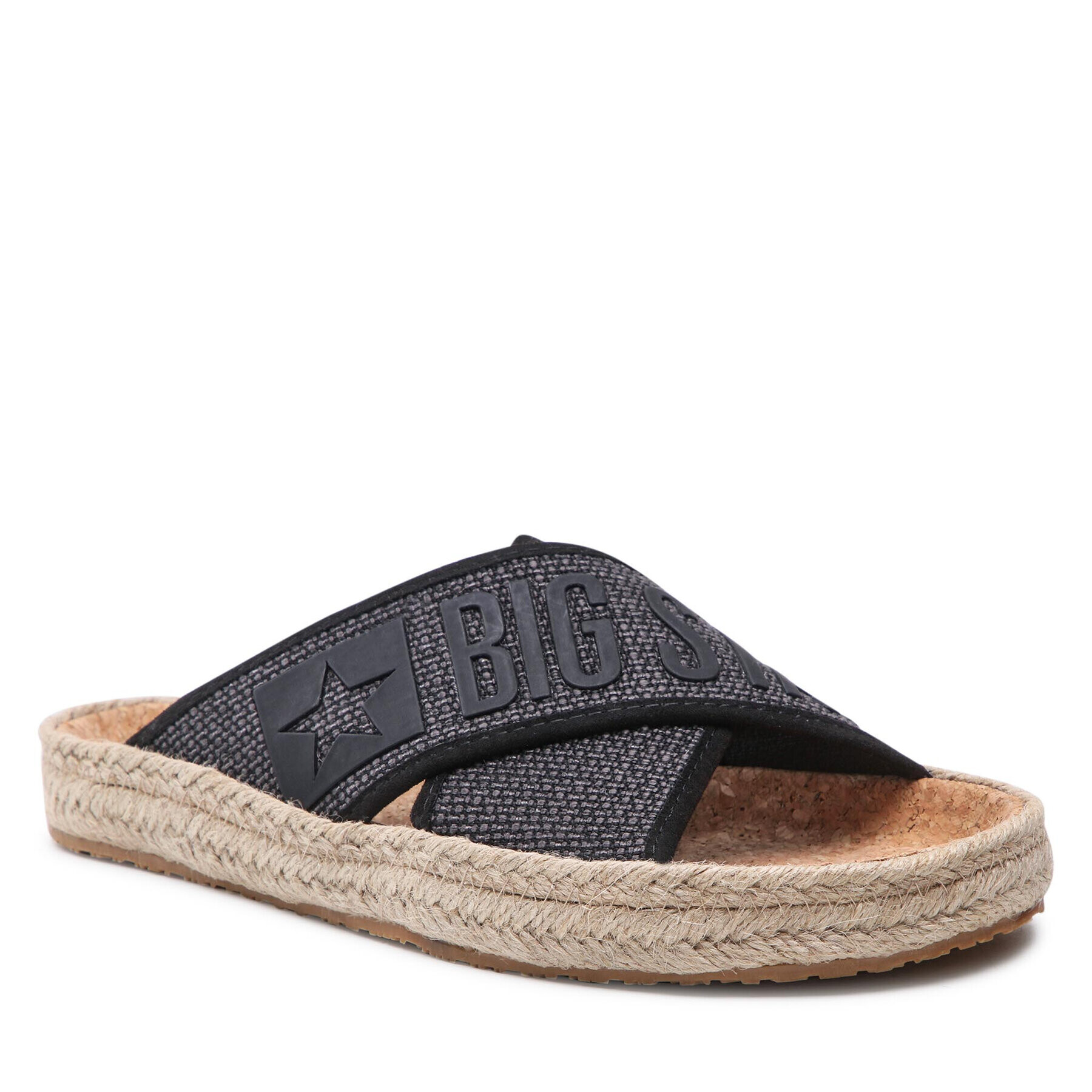 Big Star Shoes Espadrilky JJ274717 Čierna - Pepit.sk