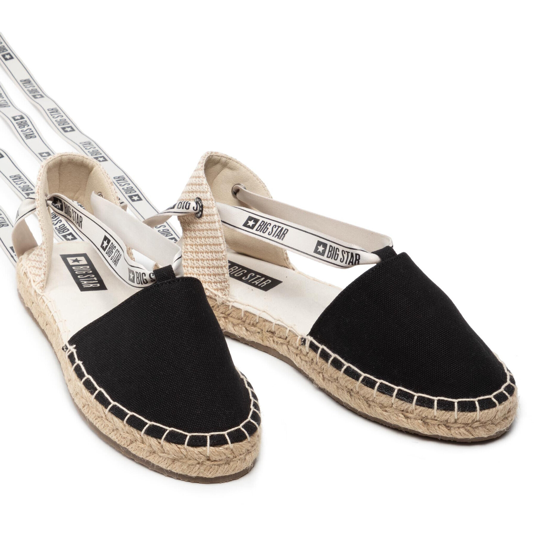 Big Star Shoes Espadrilky JJ274861 Čierna - Pepit.sk