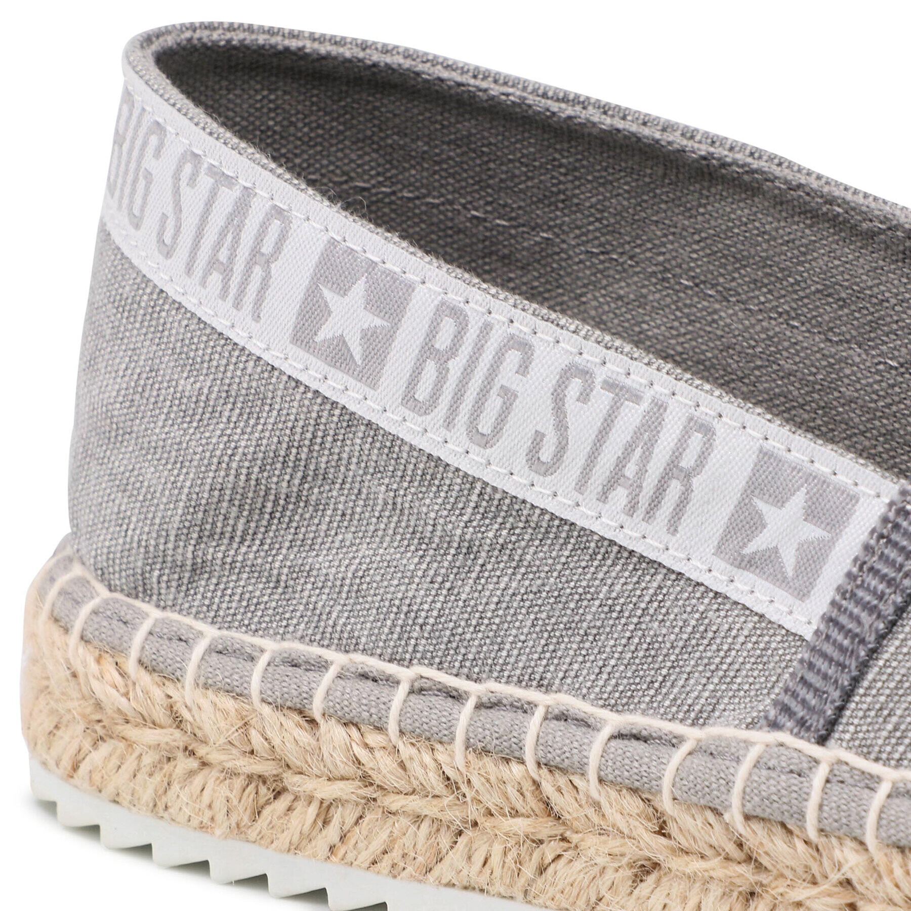 Big Star Shoes Espadrilky JJ274876 Sivá - Pepit.sk