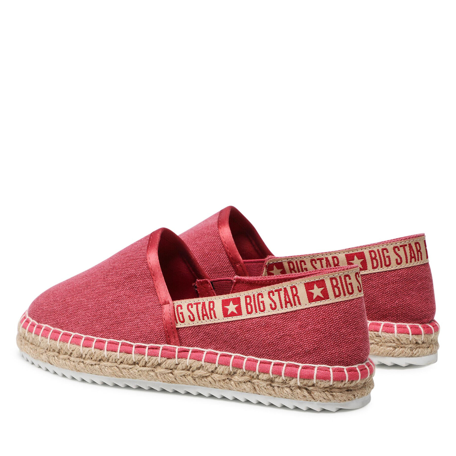 Big Star Shoes Espadrilky JJ274880 Červená - Pepit.sk