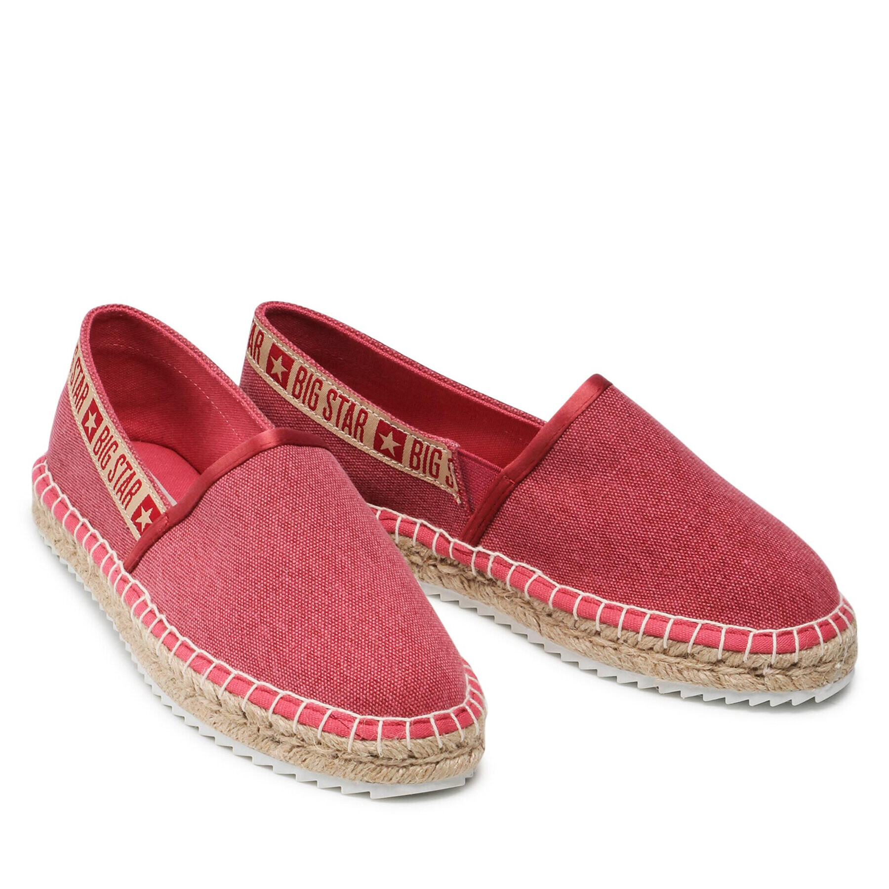 Big Star Shoes Espadrilky JJ274880 Červená - Pepit.sk