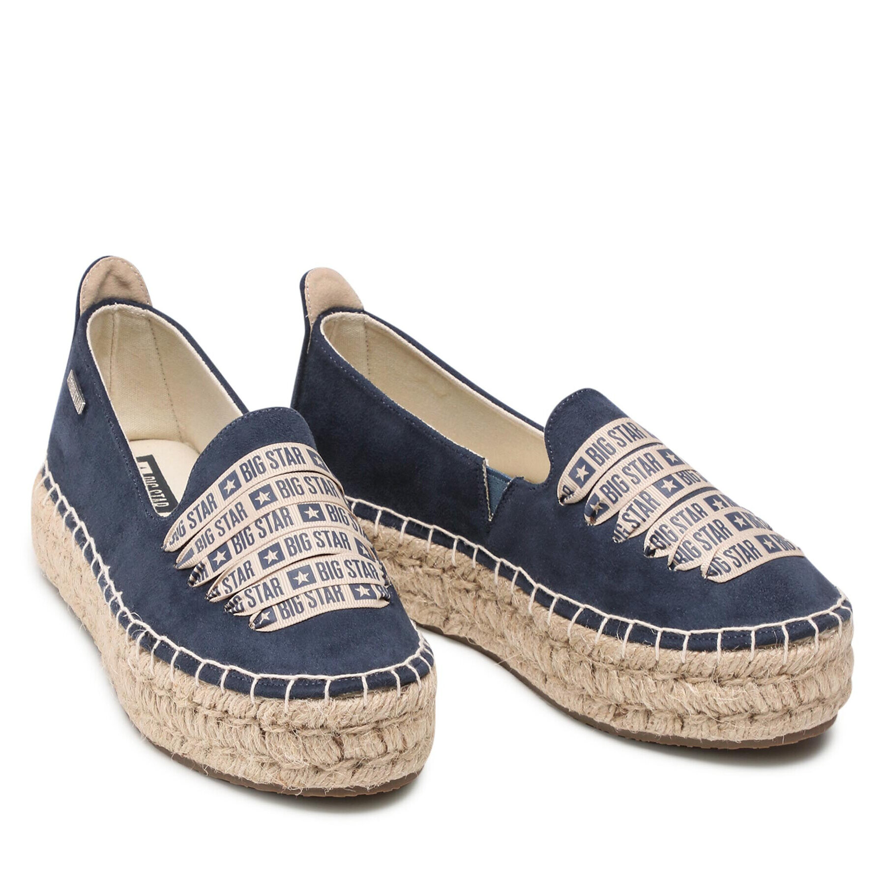 Big Star Shoes Espadrilky JJ274889 Modrá - Pepit.sk