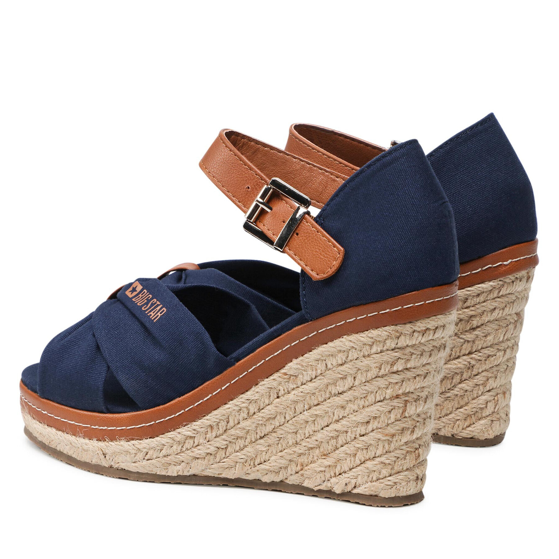 Big Star Shoes Espadrilky JJ274938 Tmavomodrá - Pepit.sk