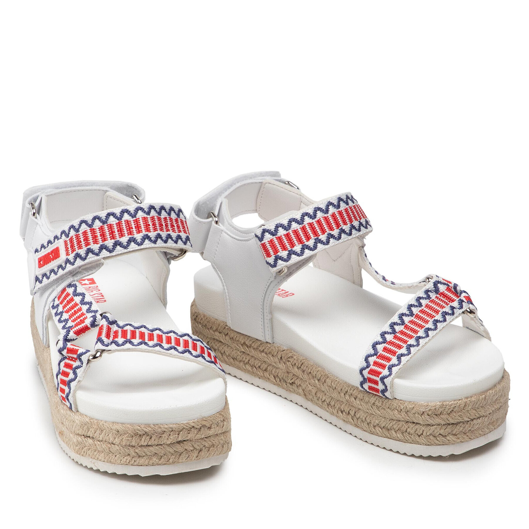 Big Star Shoes Espadrilky JJ274941 Biela - Pepit.sk