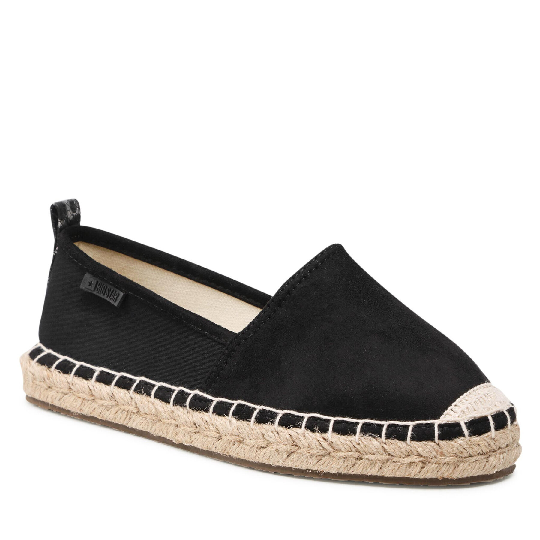 Big Star Shoes Espadrilky JJ274952 Čierna - Pepit.sk